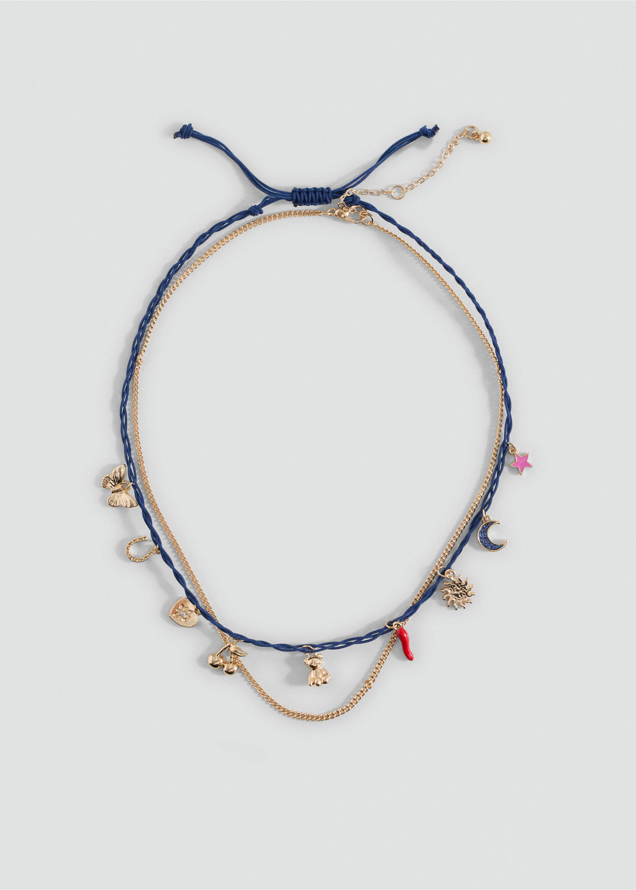 2 pack of necklaces - Article without model, Gold. Ref: 17004129-00.