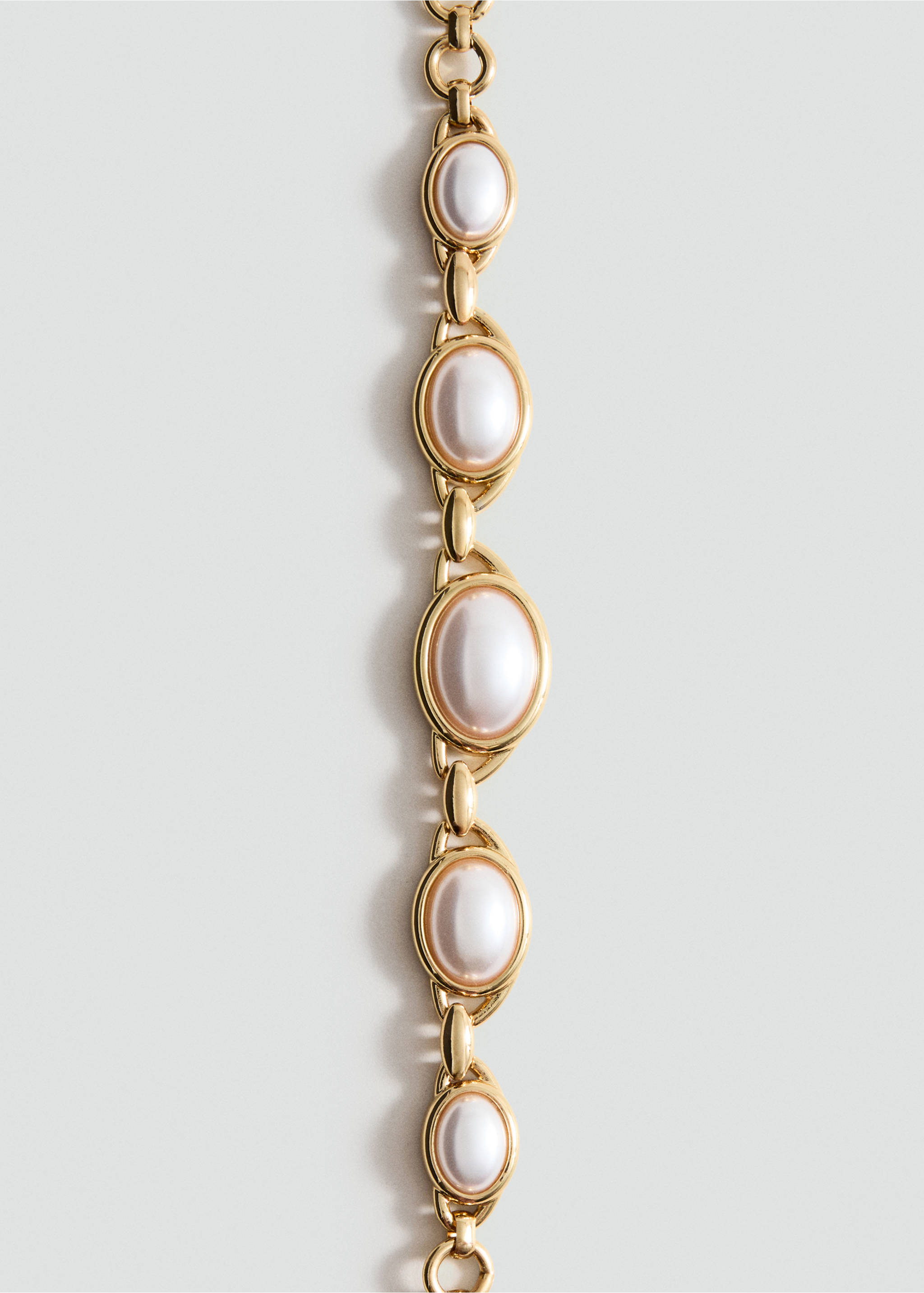 Gecombineerde parelketting - Middenvlak, Goud. Ref: 17004130-00.