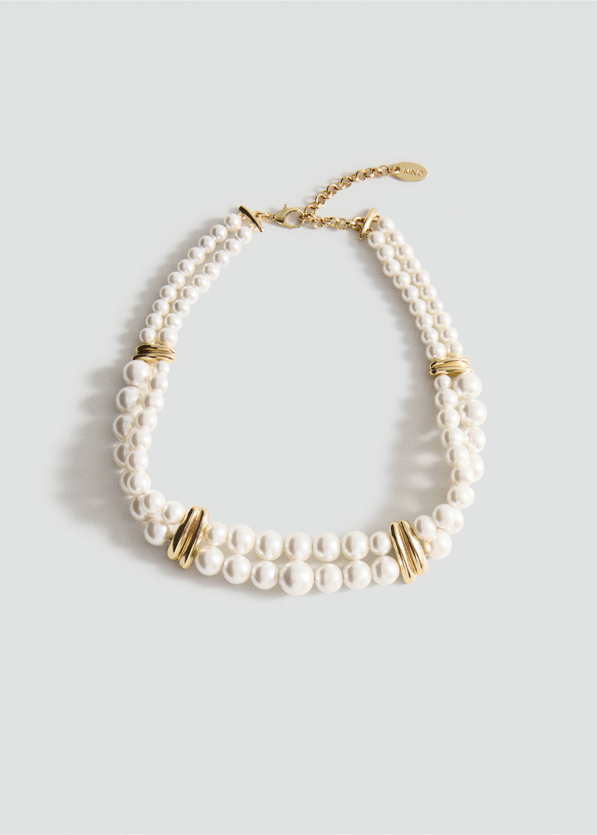 Choker perla cristal combinado - Artículo sin modelo, Blanco. Ref: 17004135-00.