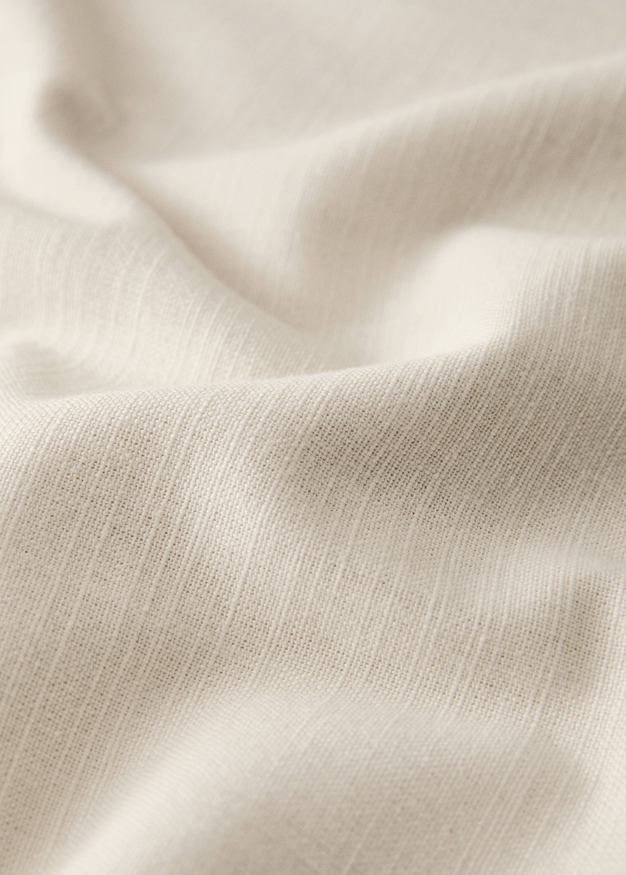 Cotton vanilla tablecloth for 2 to 4 diners - Details of the article 3