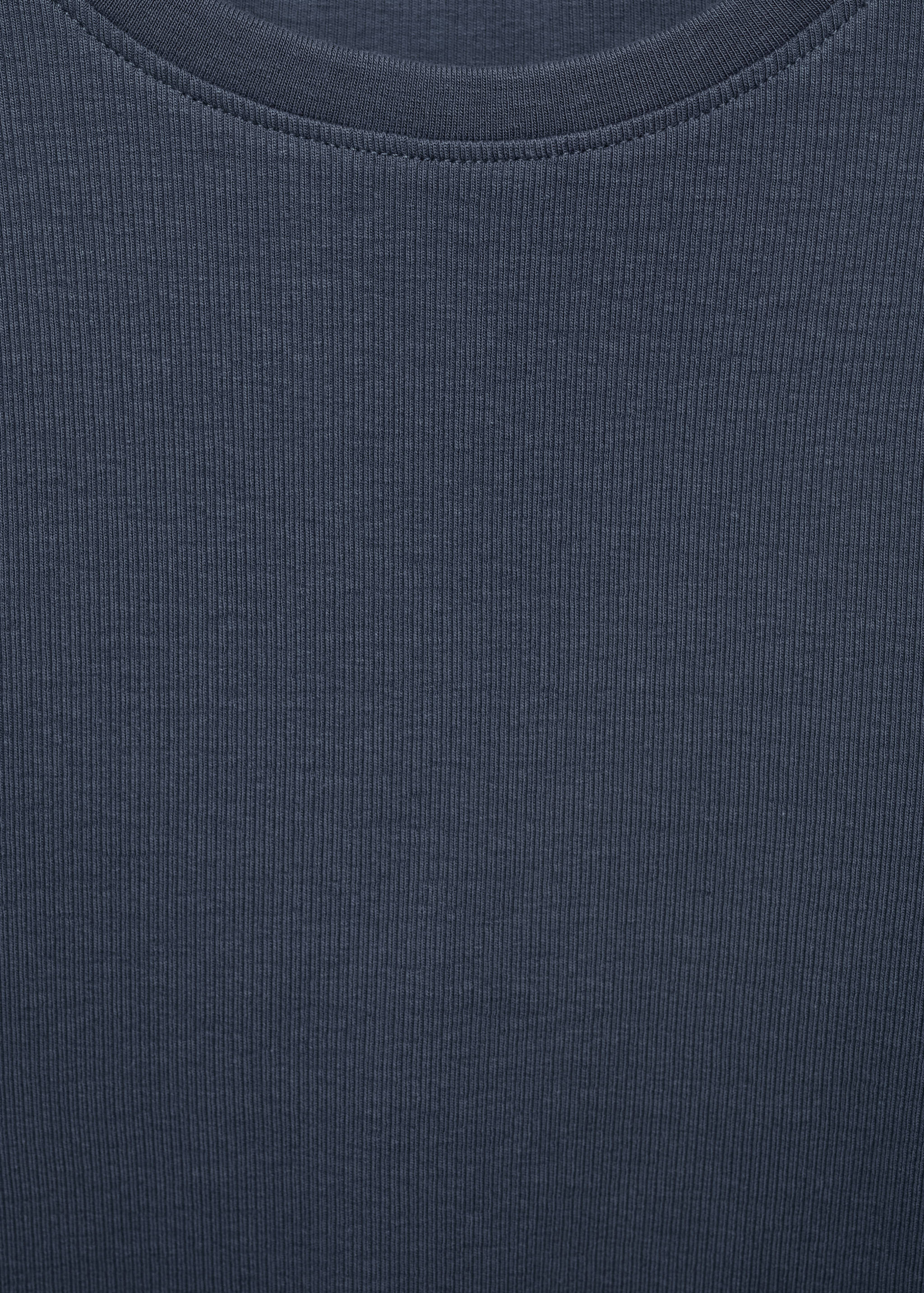 Camiseta manga larga canalé - Detalle del artículo 8