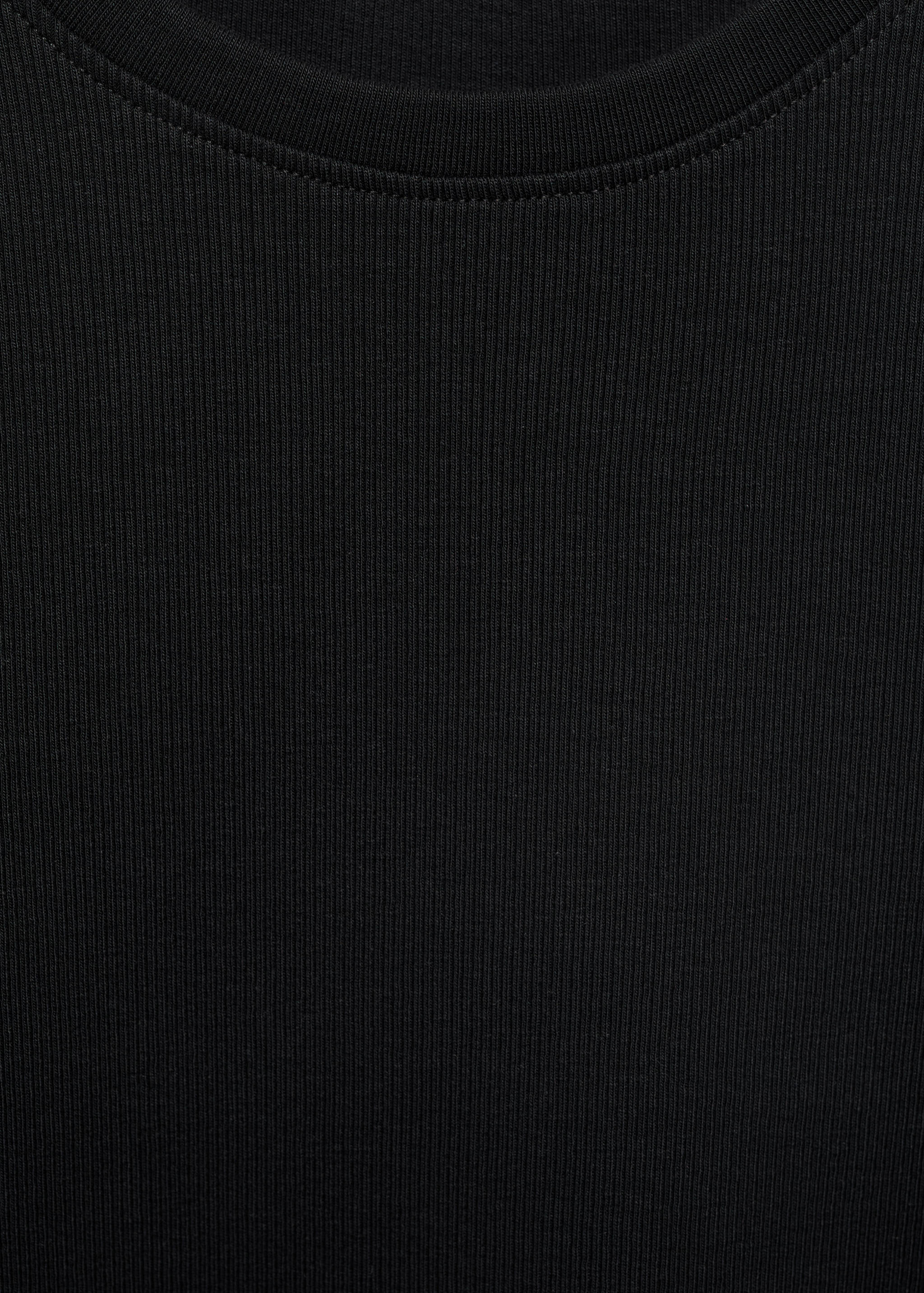 Camiseta manga larga canalé - Detalle del artículo 8