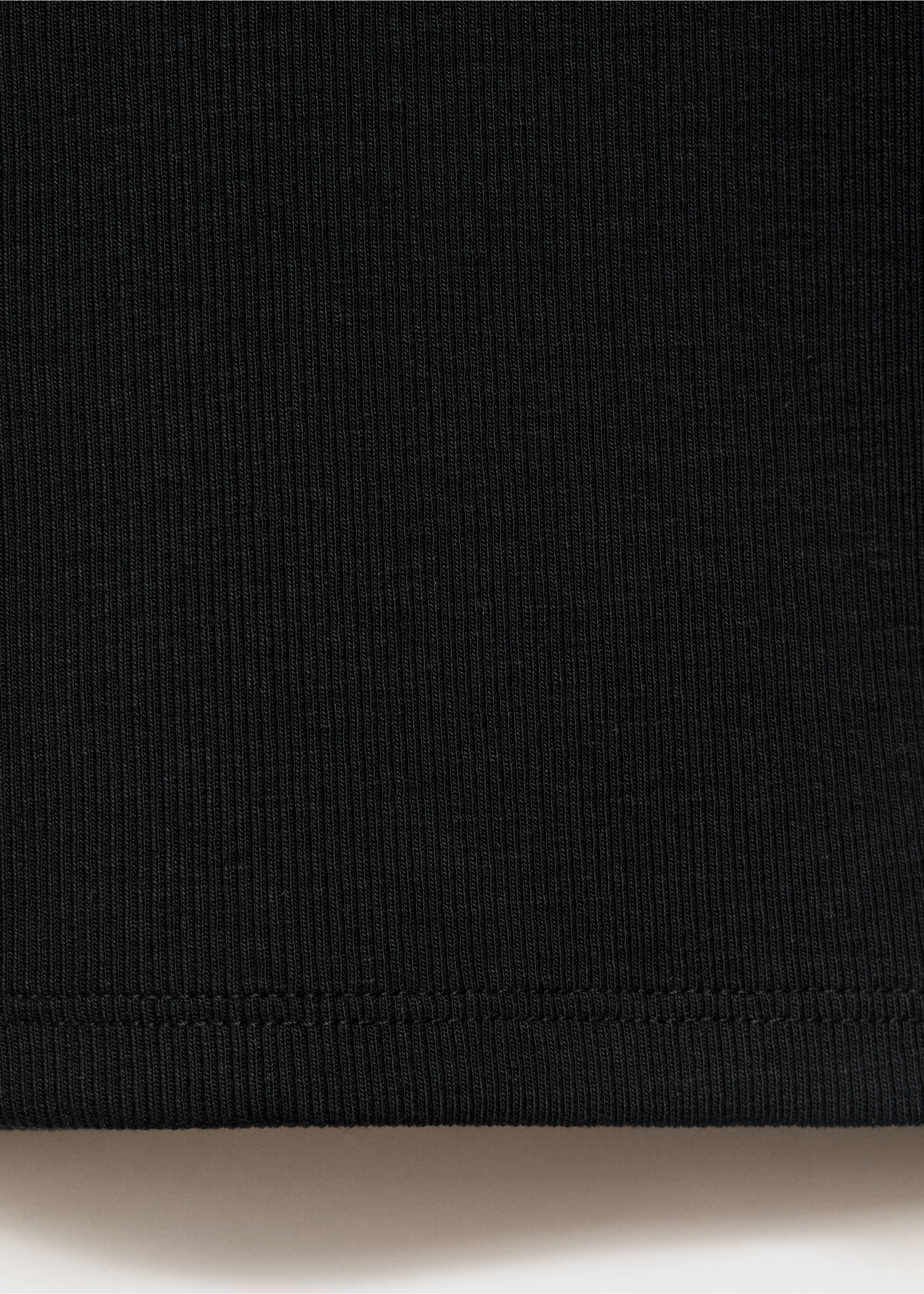 Camiseta manga larga canalé - Detalle del artículo 0, Negro. Ref: 17004427-00.