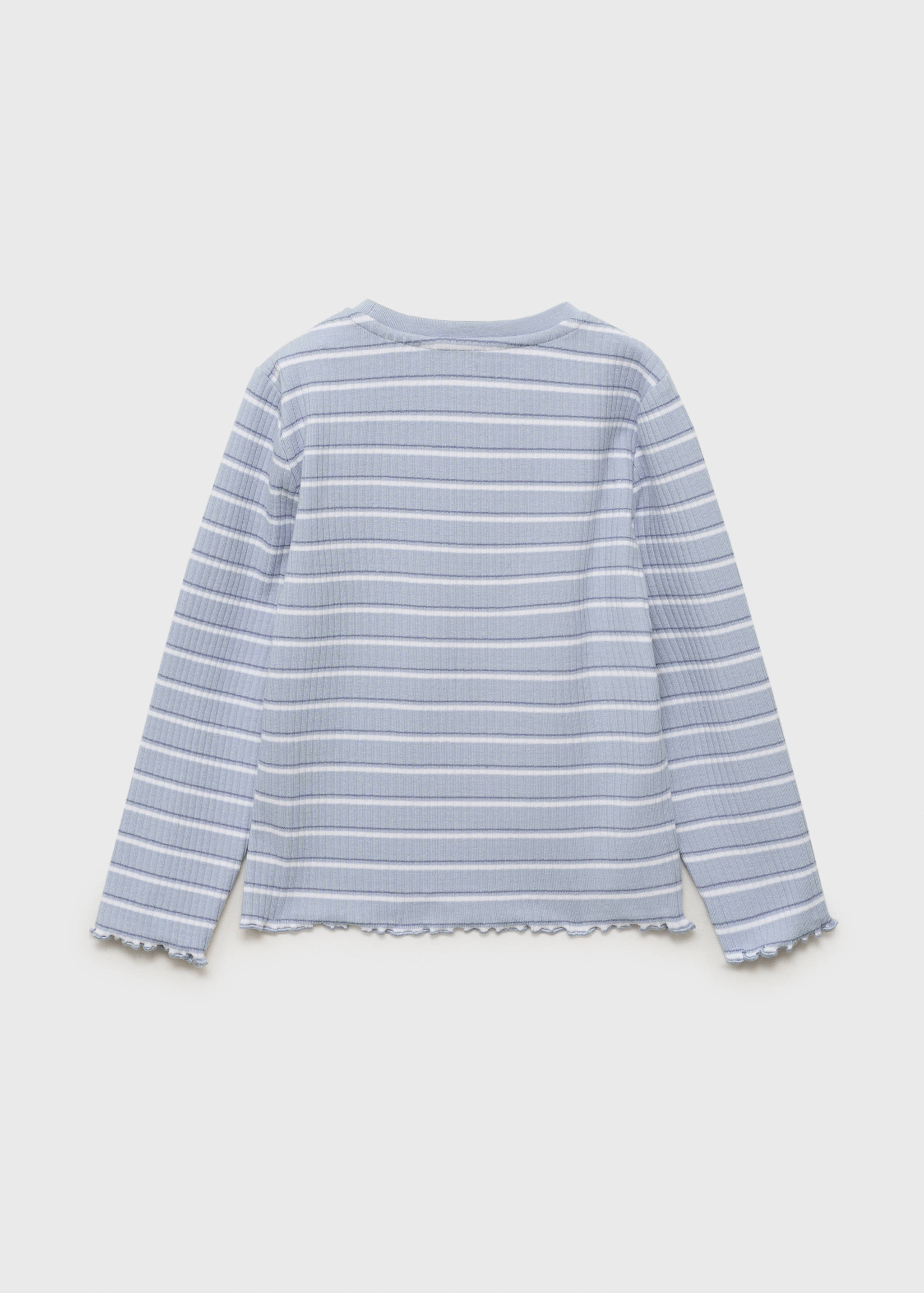 T-shirt à rayures en coton - Verso de l’article