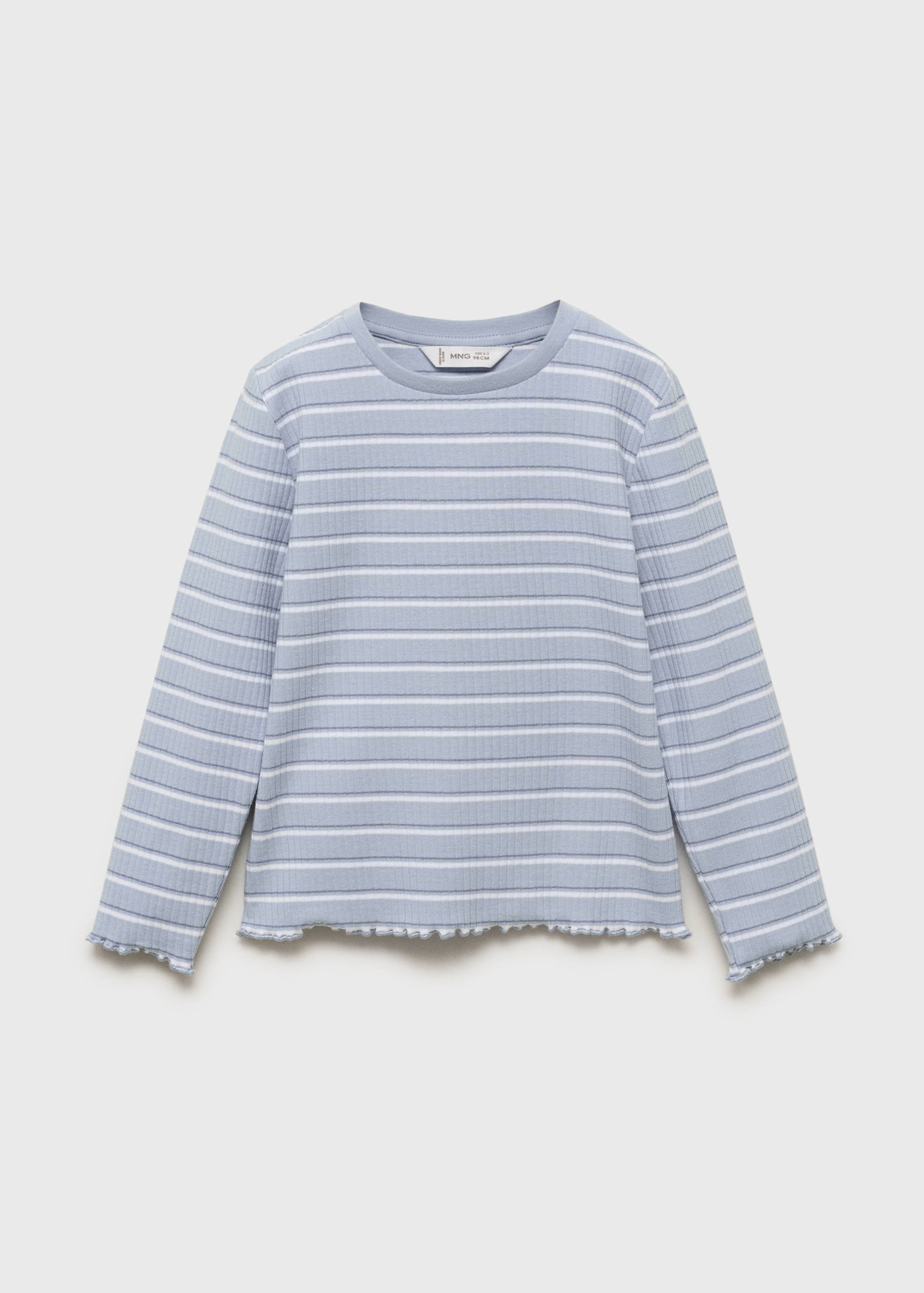 T-shirt à rayures en coton - Article sans modèle
