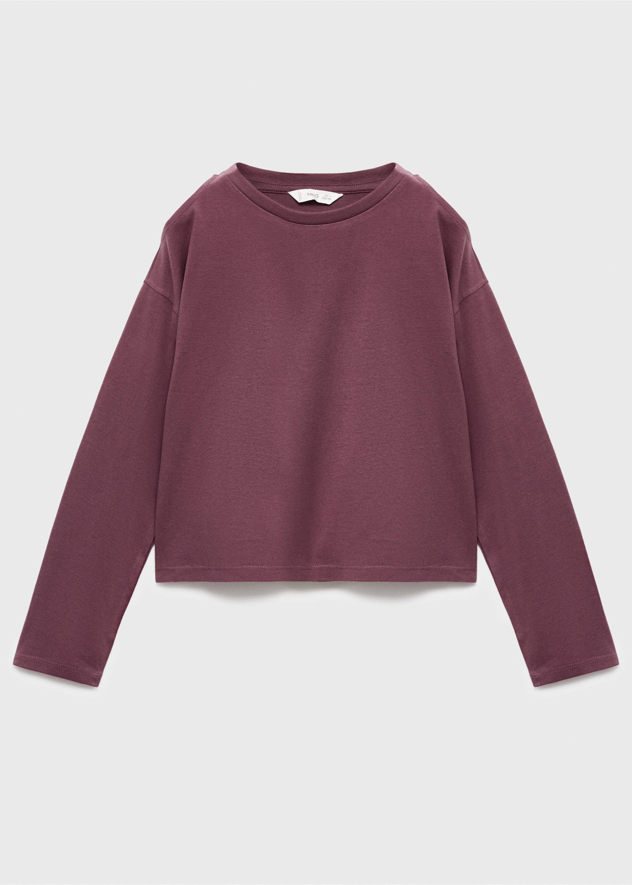 Cut-out t-shirt - Article without model, Burgundy. Ref: 17004430-00.