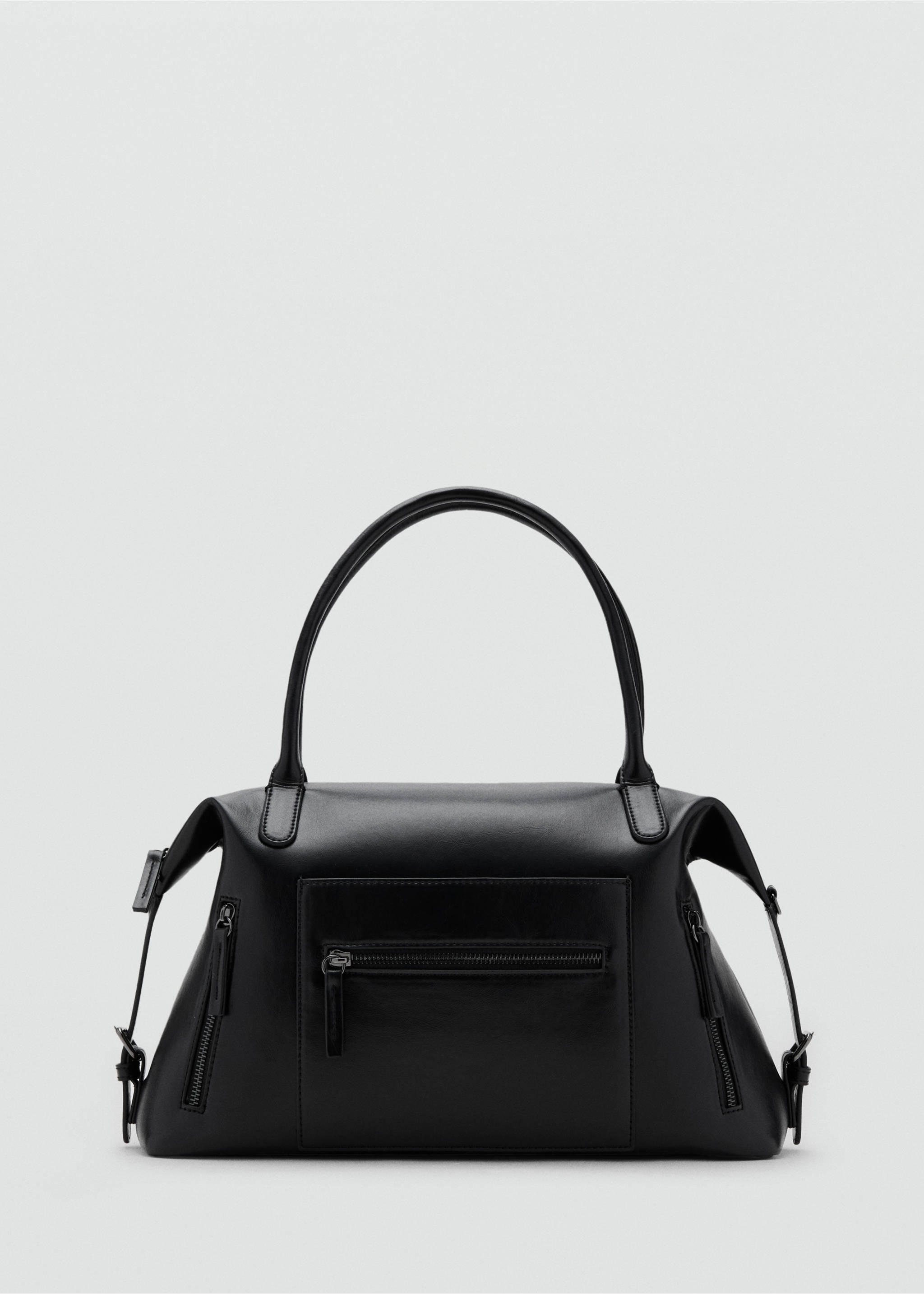 Geantă mare structurată - Articol fără model, Negru. Ref: 17004440-00.