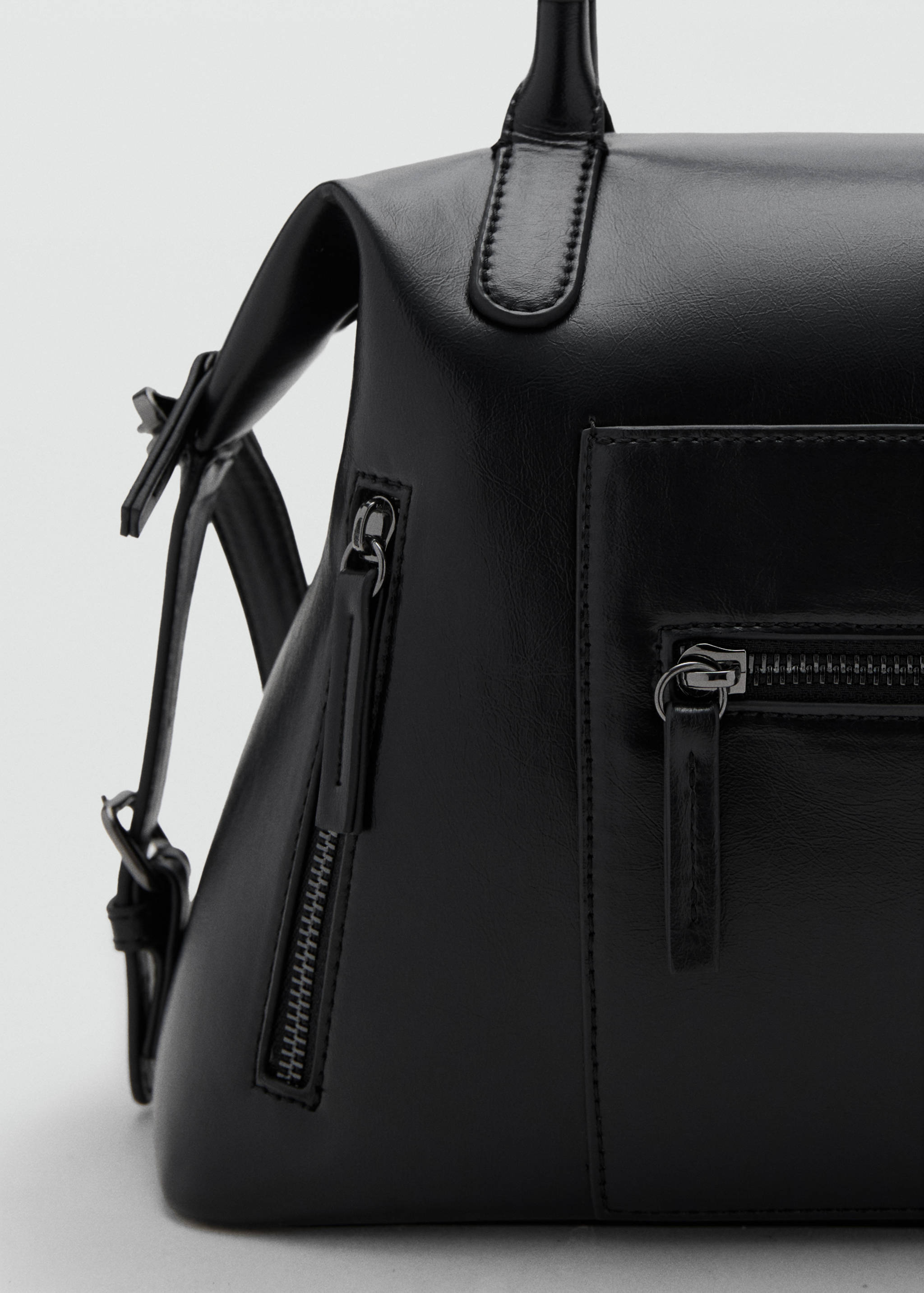 Stor handväska i styvt material - Detaljer om artikeln 2