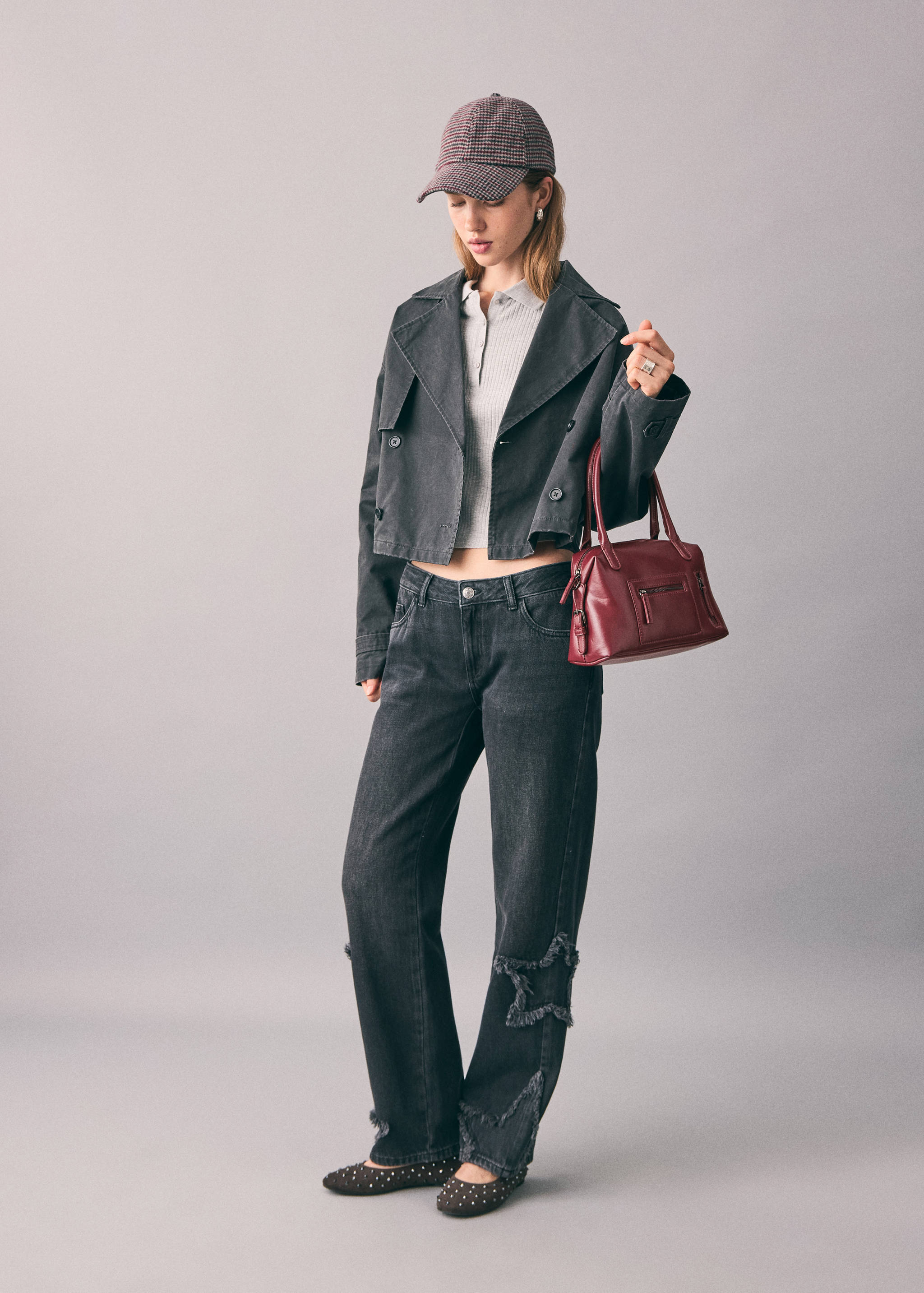 Mini structured handbag - General plane