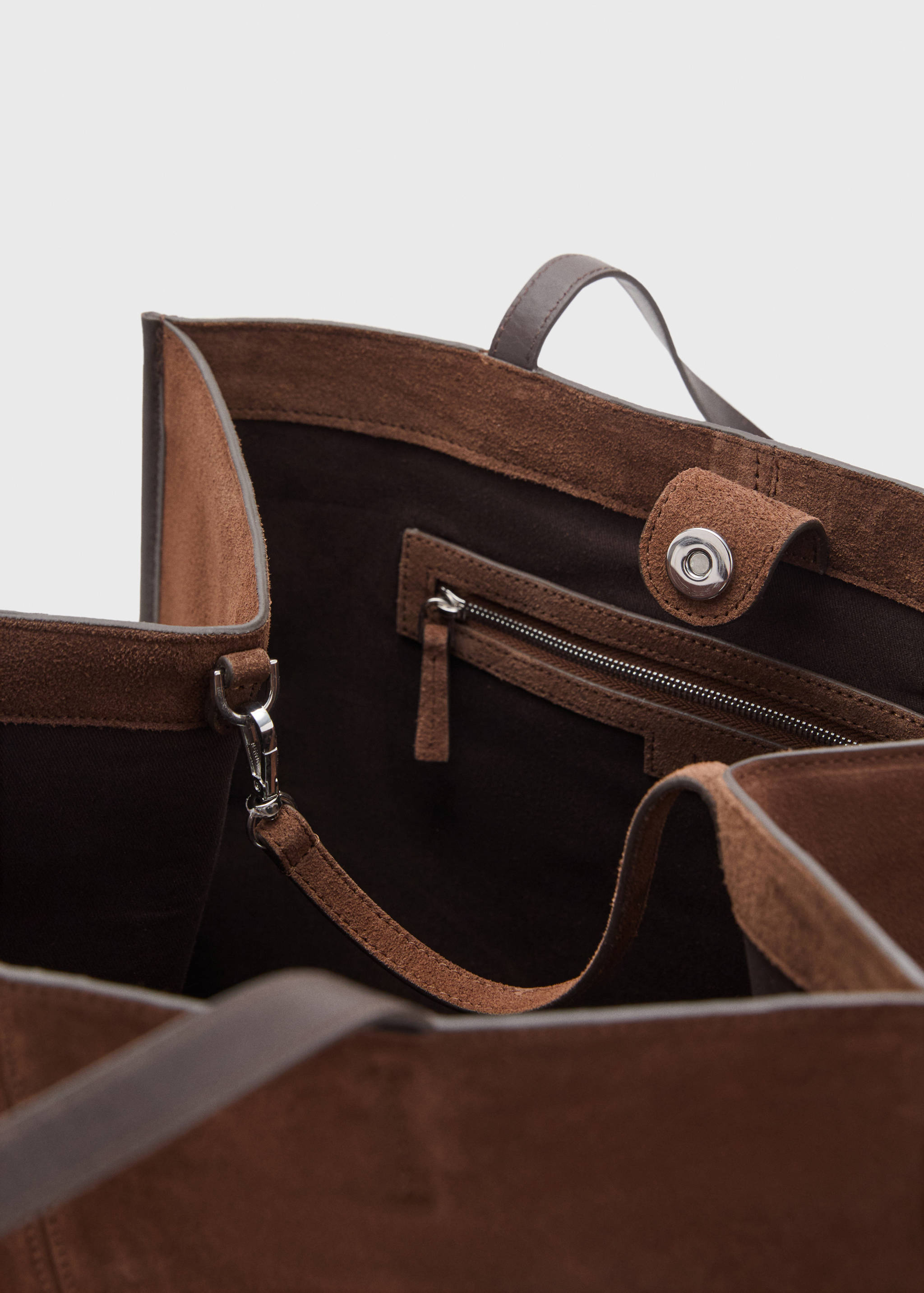 Bolso shopper piel serraje - Detalle del artículo 3