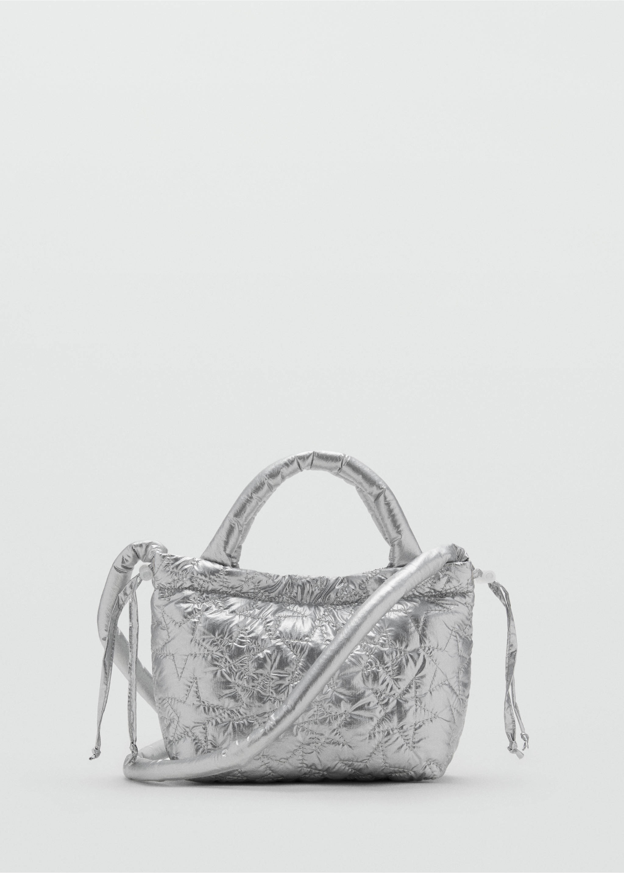 Metallic-Tasche mit Sternmotiv - Artikel ohne Model, Silber. Ref: 17004448-00.