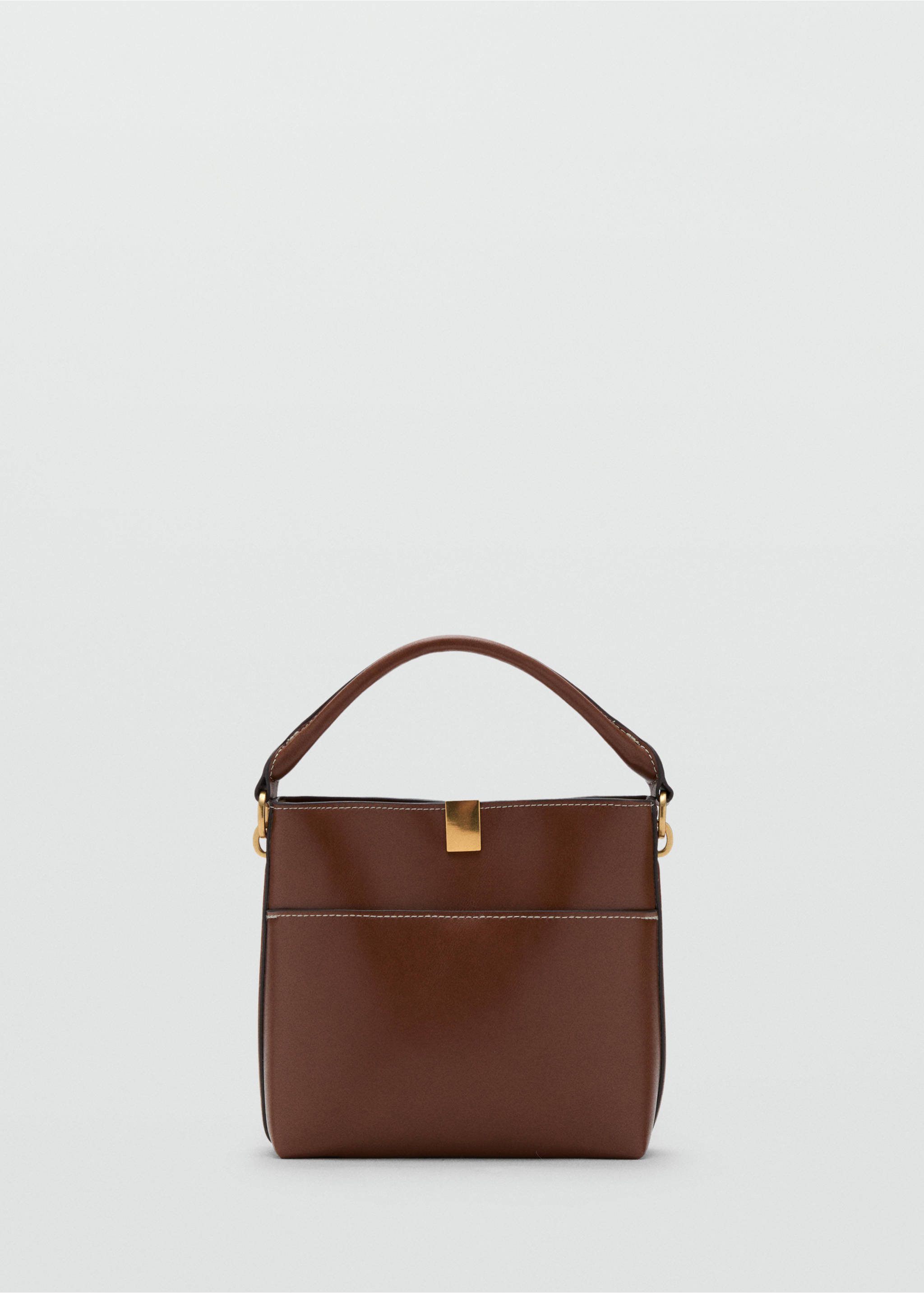 Bucket bag with metal detail - Article without model, Leather. Ref: 17004449-00.