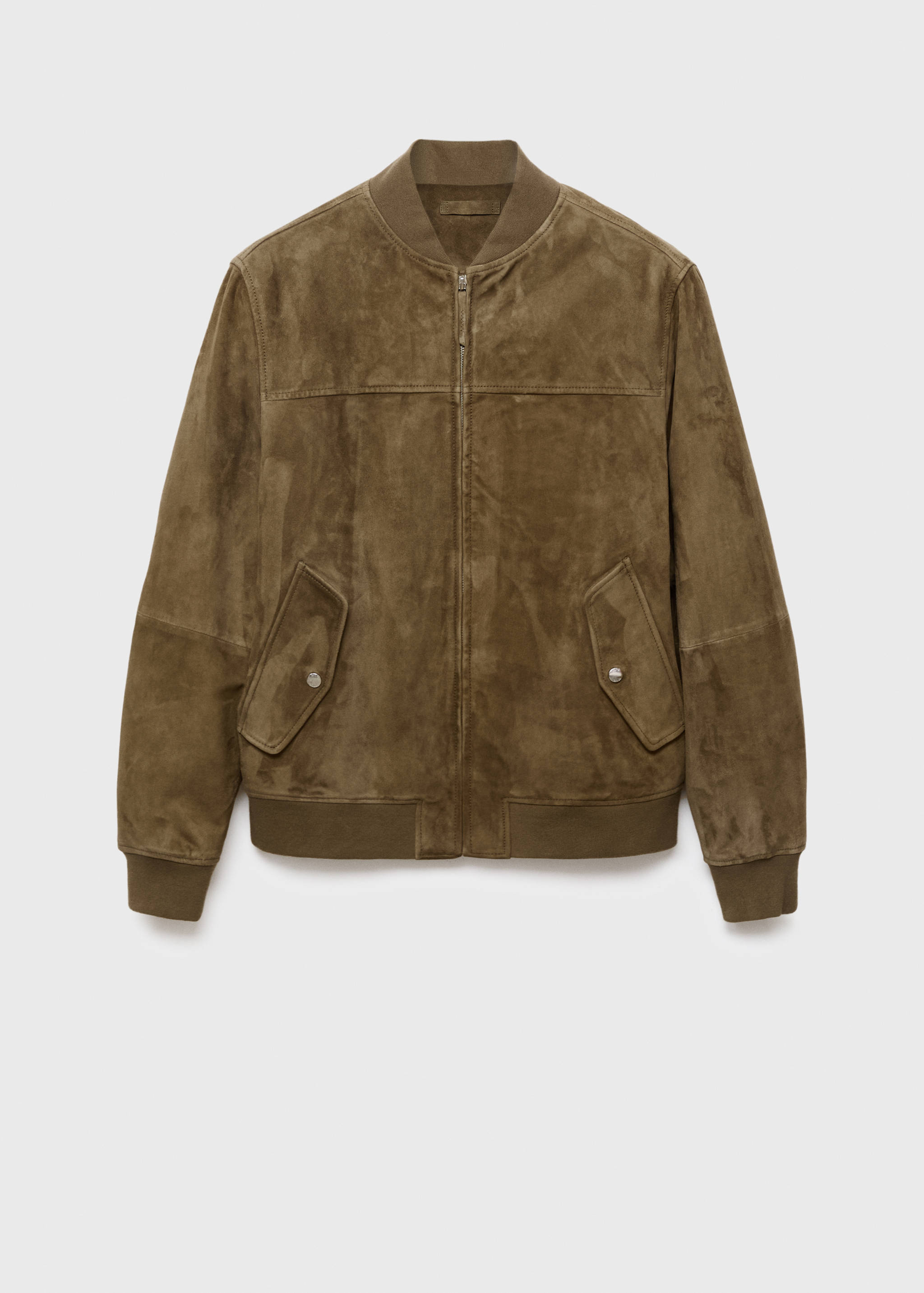 Blouson bomber cuir daim - Article sans modèle