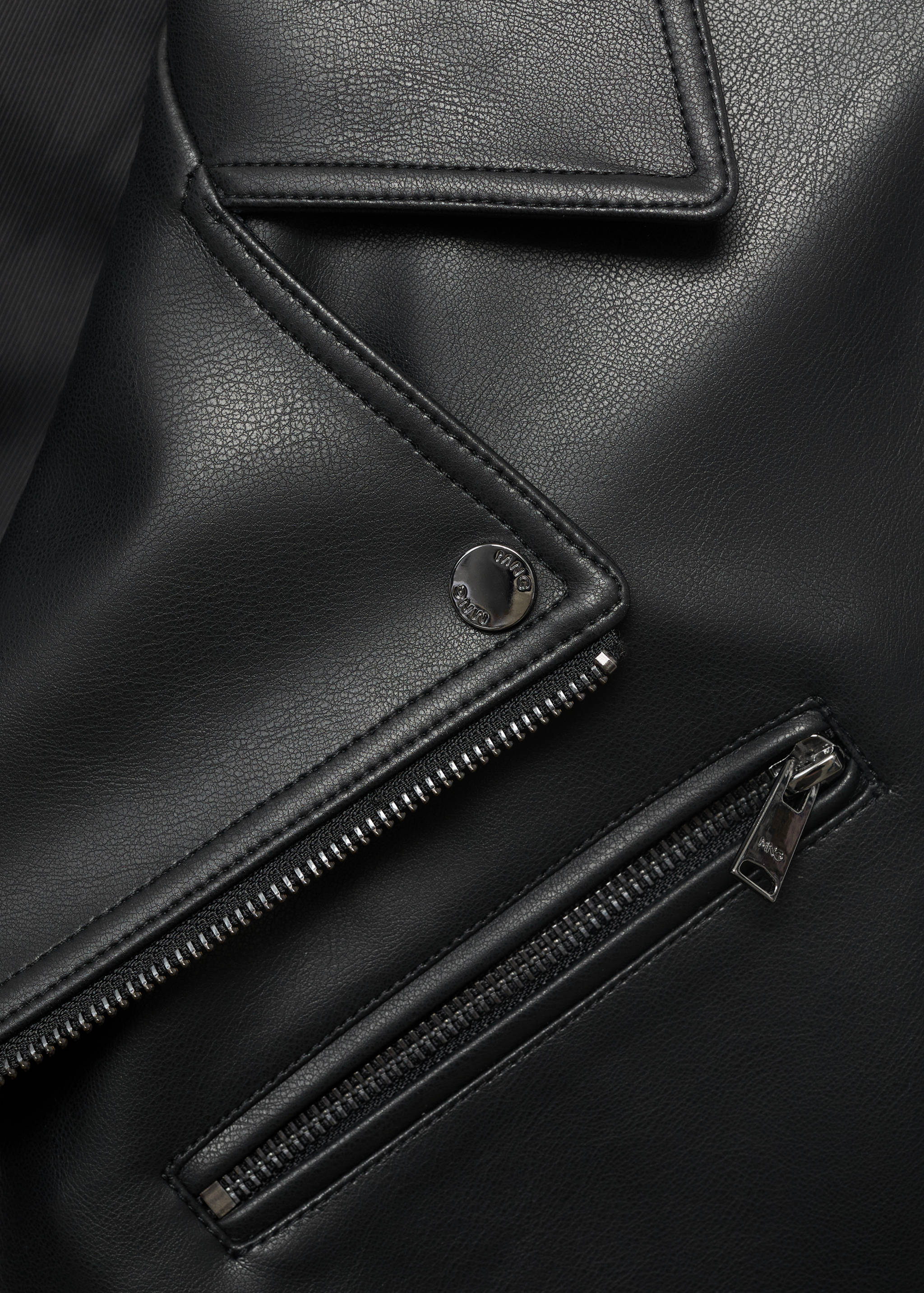 Cazadora biker efecto piel - Detalle del artículo 8
