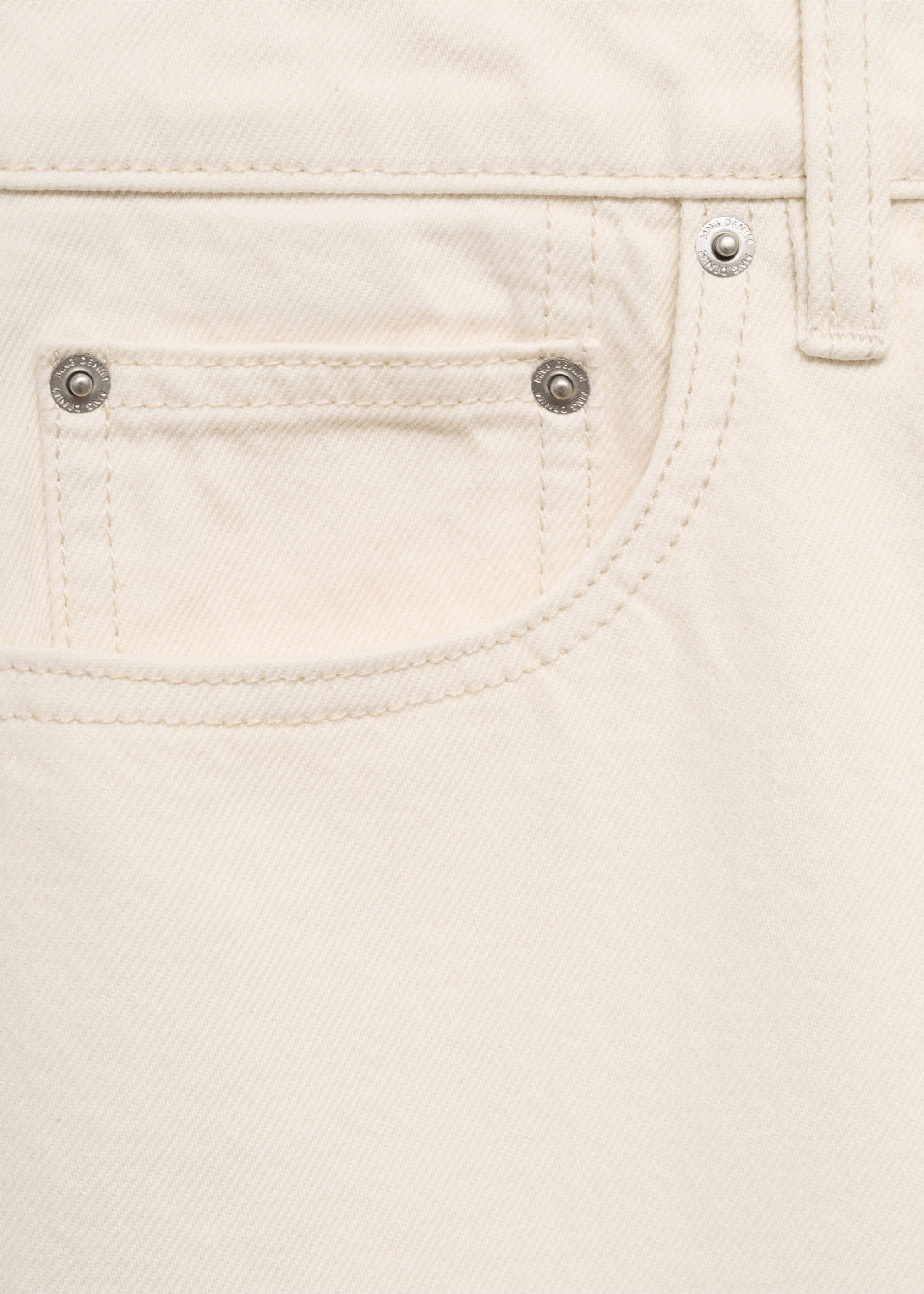 Bob regular-fit jeans - Details of the article 8, Ecru. Ref: 17005147-00.