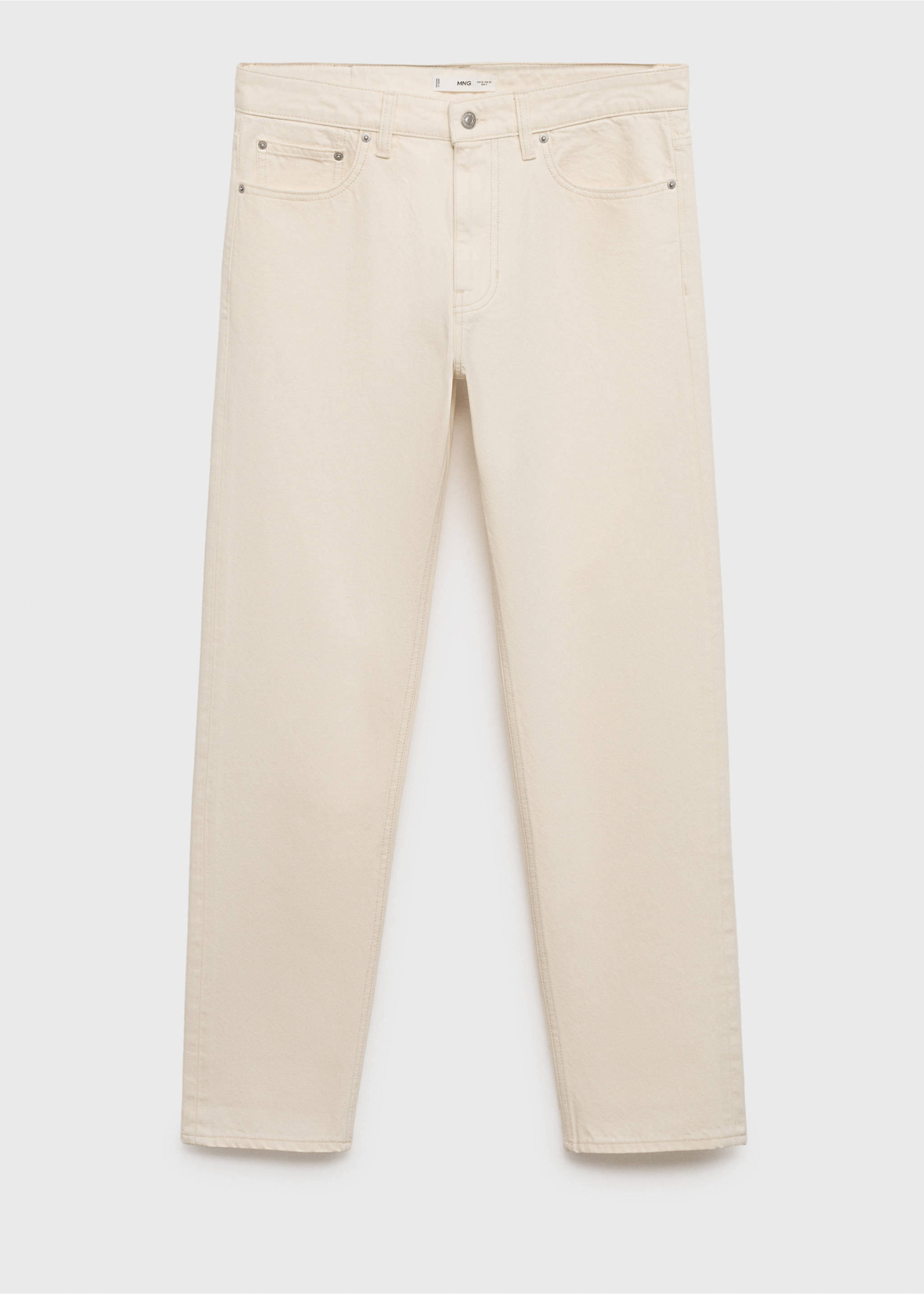 Regular Fit-Jeans Bob - Artikel ohne Model, Ecru. Ref: 17005147-00.