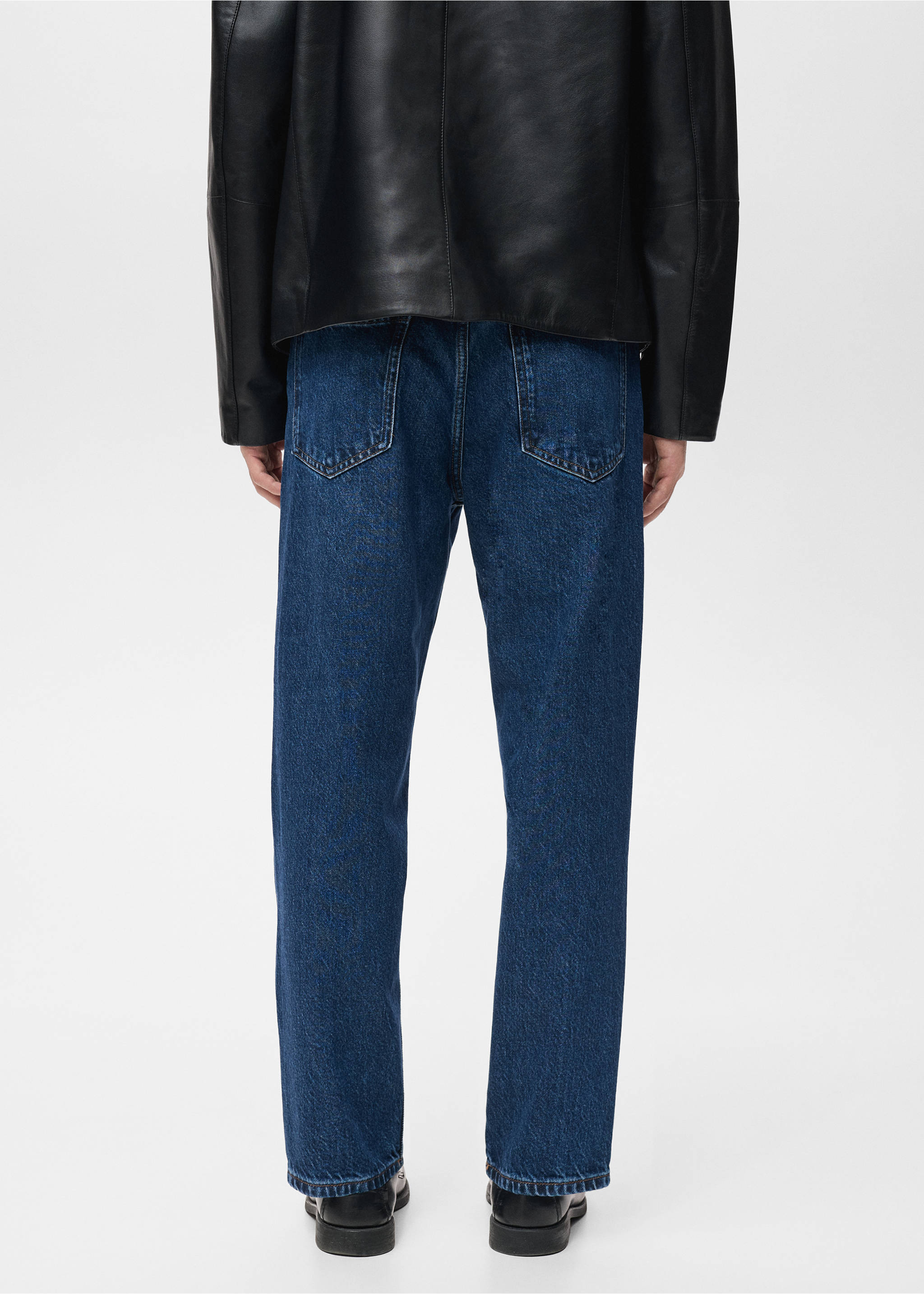 Texans Sammy cropped carrot fit - Revers de l'article, Blau fosc. Ref: 17005148-00.