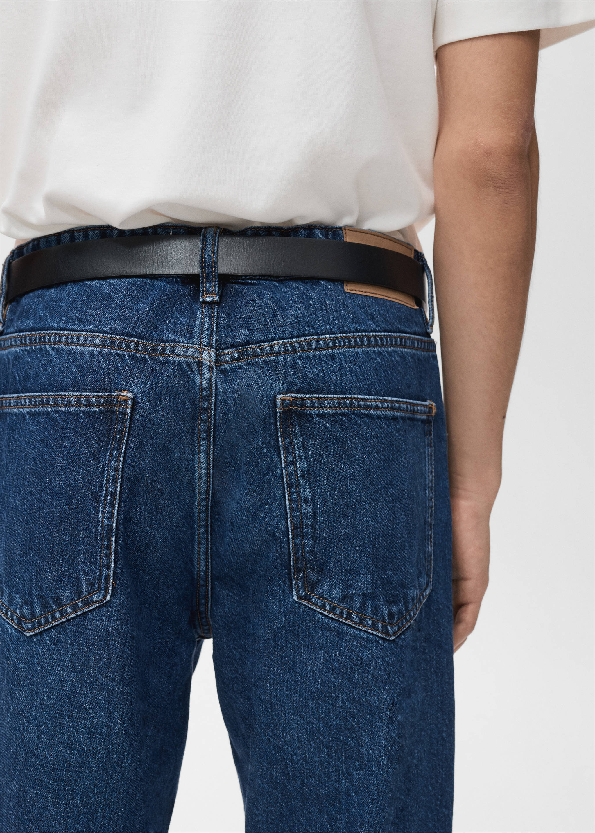 Texans Sammy cropped carrot fit - Detall de l'article 3, Blau fosc. Ref: 17005148-00.