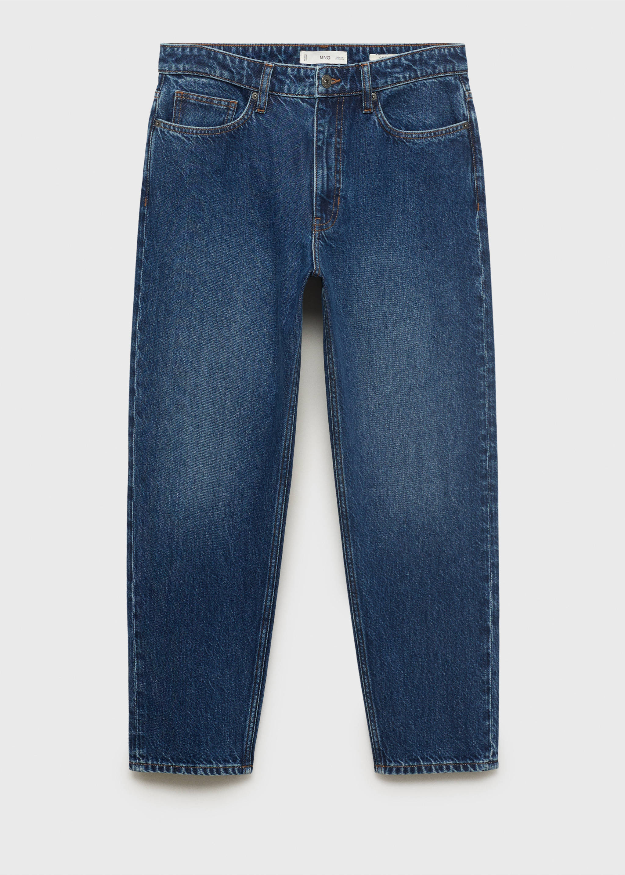Texans Sammy cropped carrot fit - Article sense model, Blau fosc. Ref: 17005148-00.