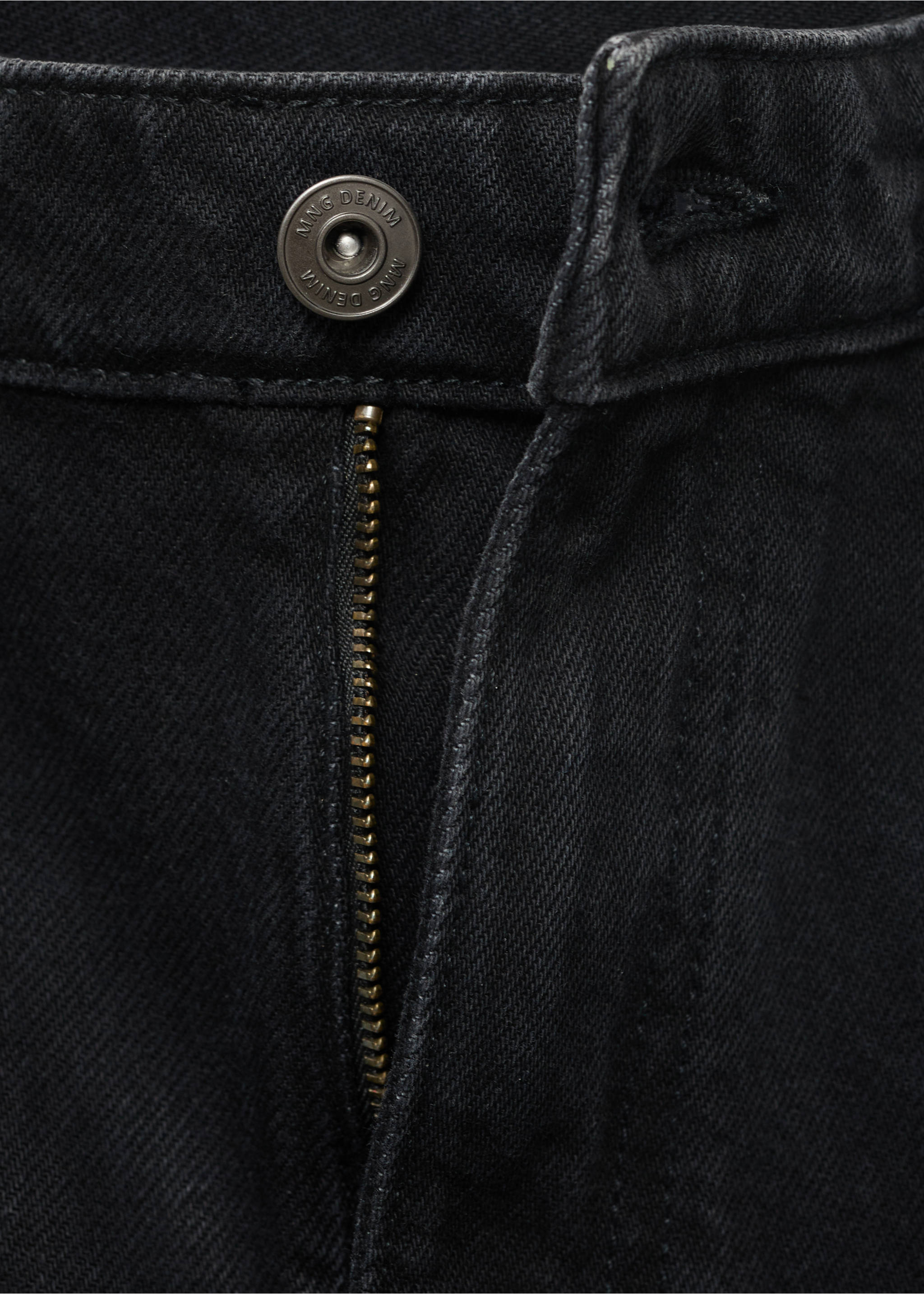 Jeans Sammy  cropped carrot fit - Detalle del artículo 8, Denim negro. Ref: 17005149-00.