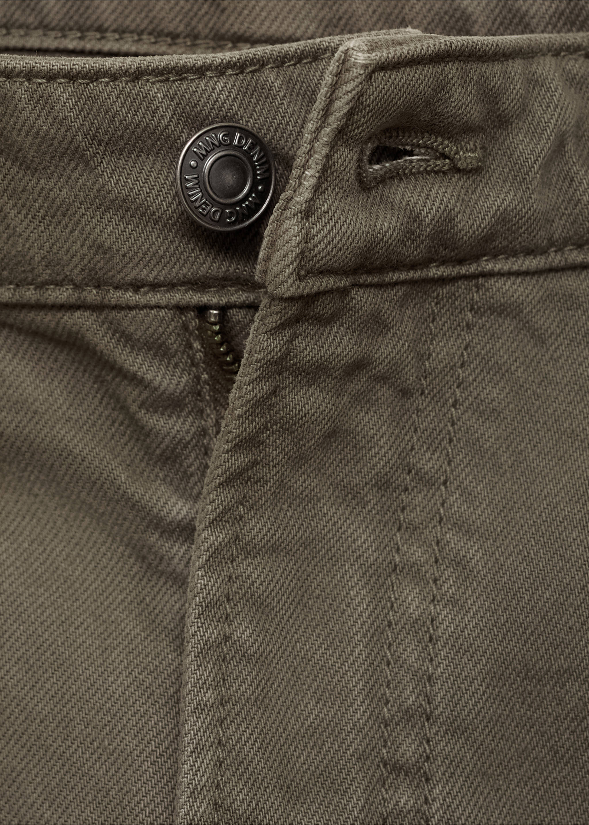 Ben cropped tapered-fit jeans - Details of the article 8, Dark Green. Ref: 17005150-00.