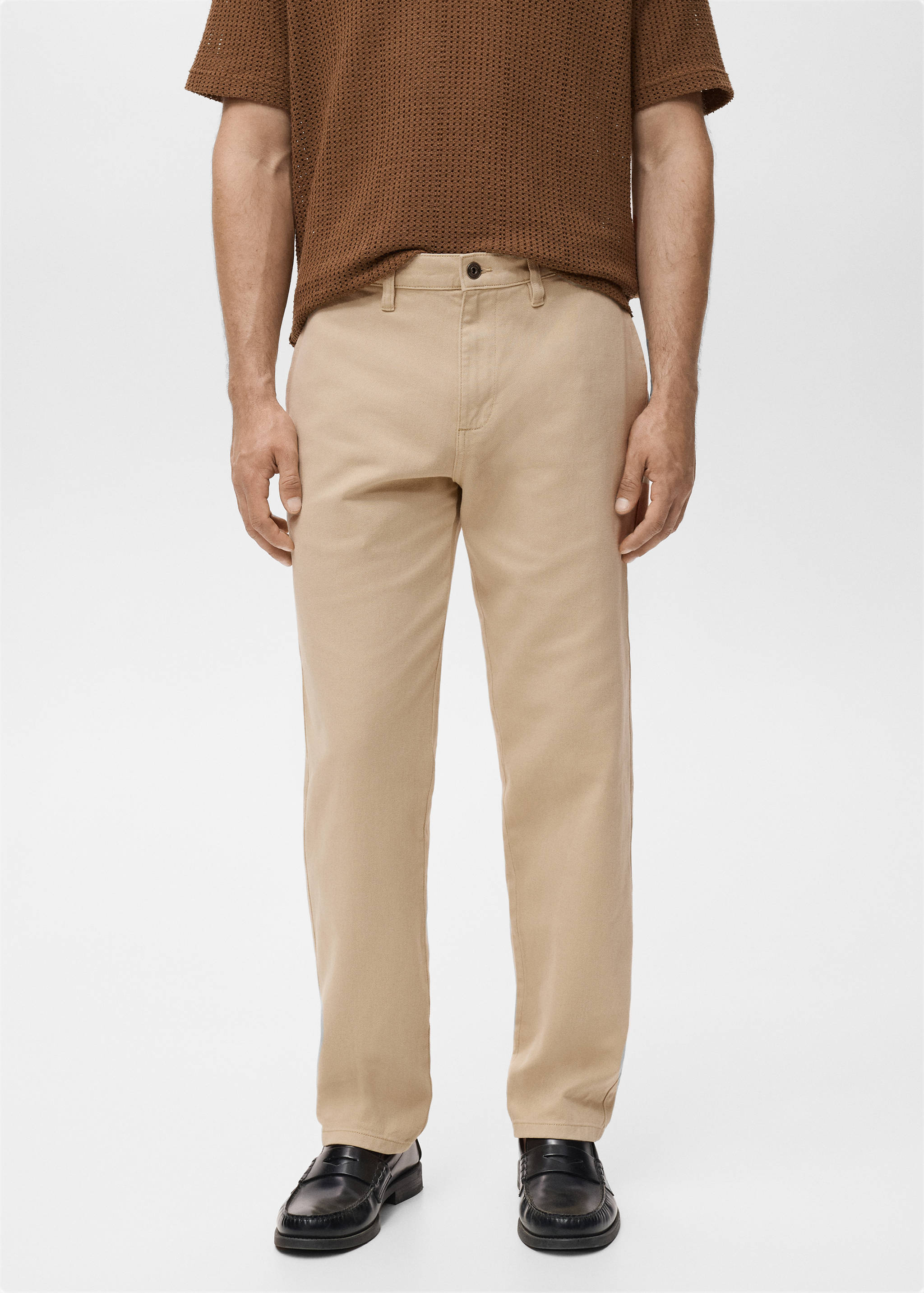 Jean coton regular-fit - Plan moyen