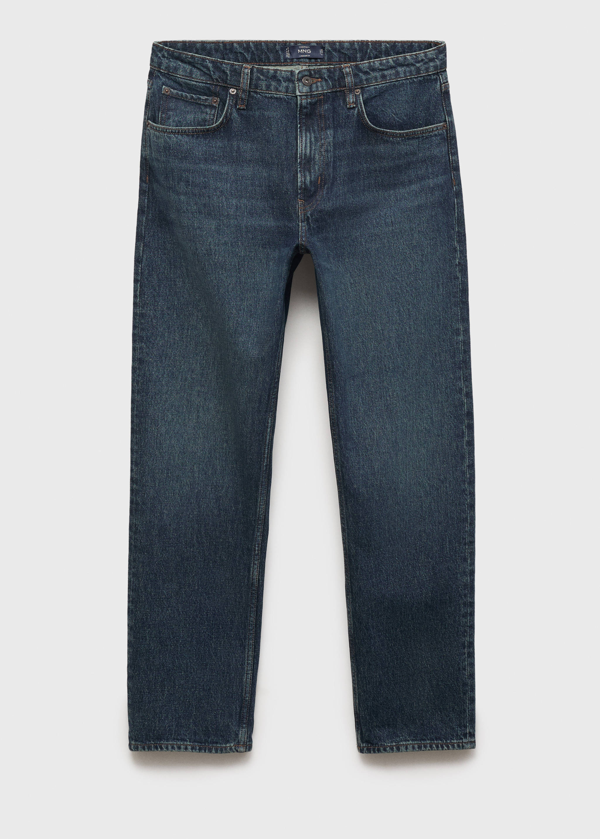 Moby straightfit jeans met donkere wassing - Artikel zonder model