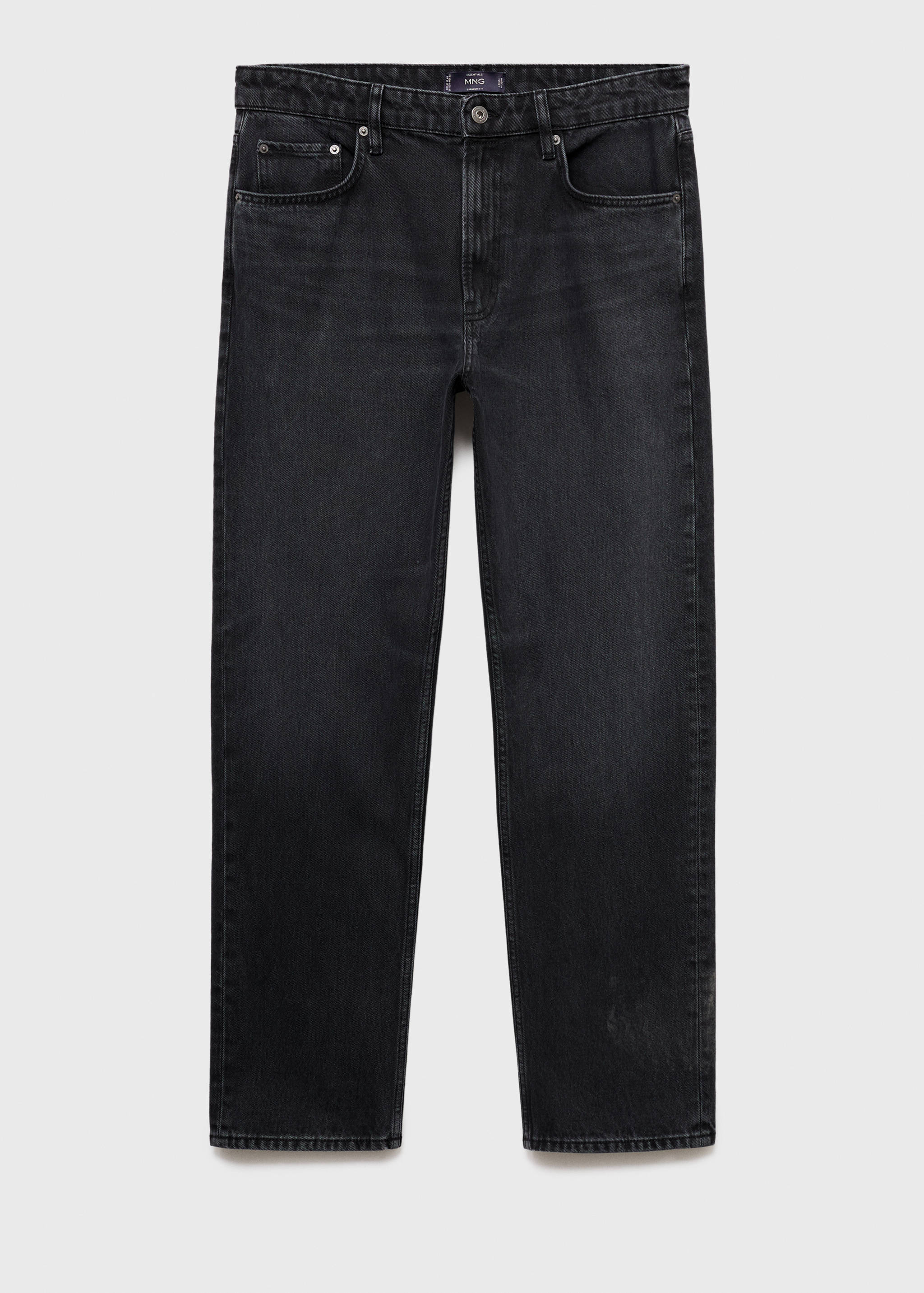 Moby straightfit jeans met donkere wassing - Artikel zonder model