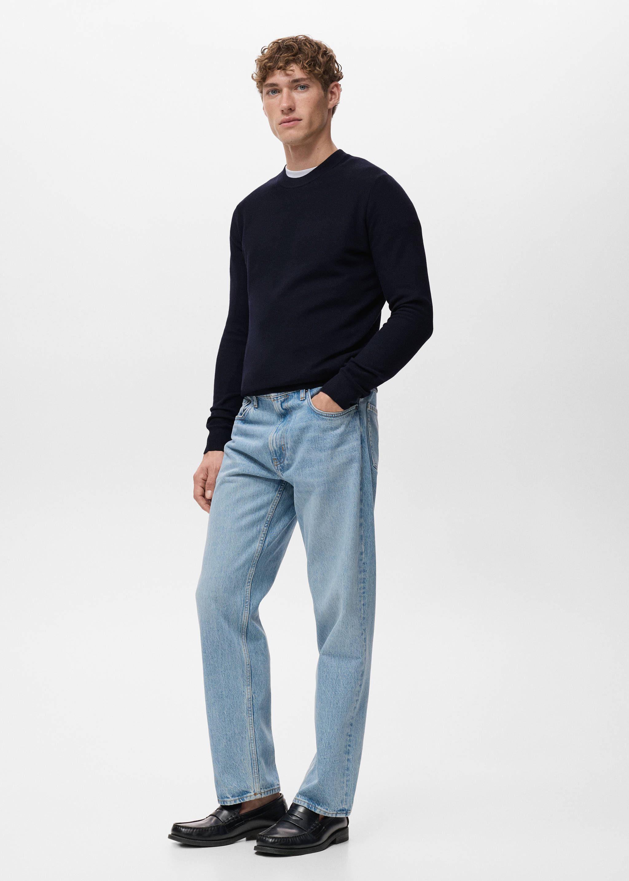 Jean Moby straight-fit délavé clair - Détail de l'article 2