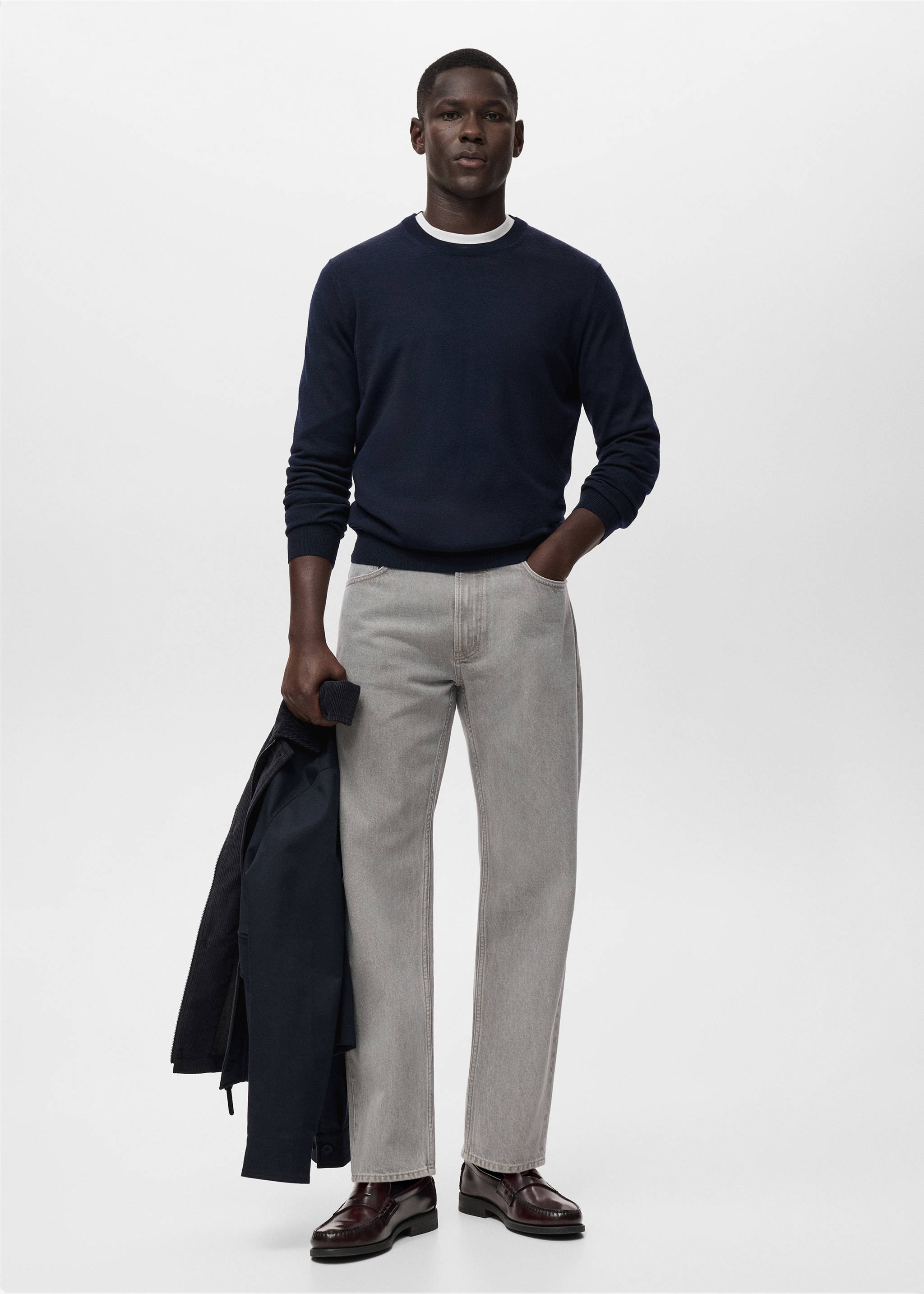 Jeans Moby straight fit - Plano general, Gris. Ref: 17005155-00.
