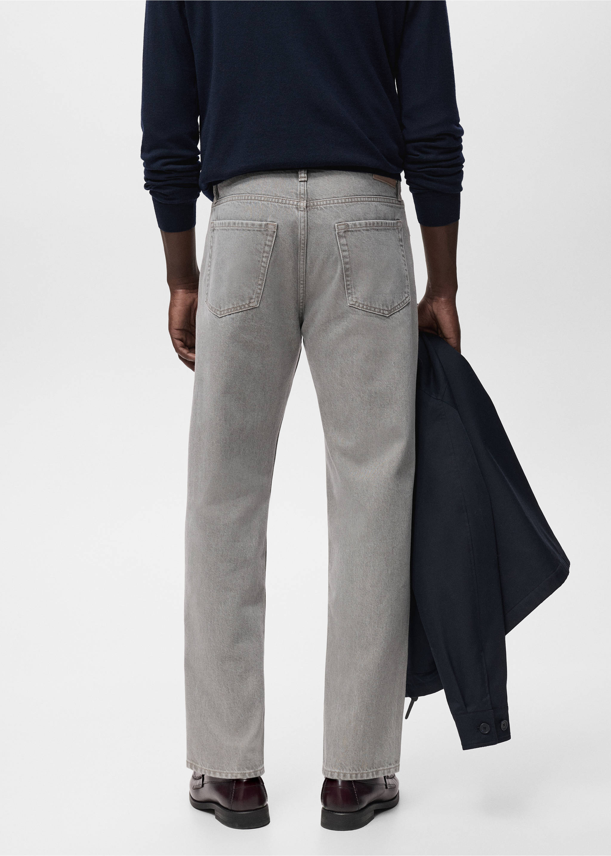 Jeans Moby straight fit - Reverso del artículo, Gris. Ref: 17005155-00.