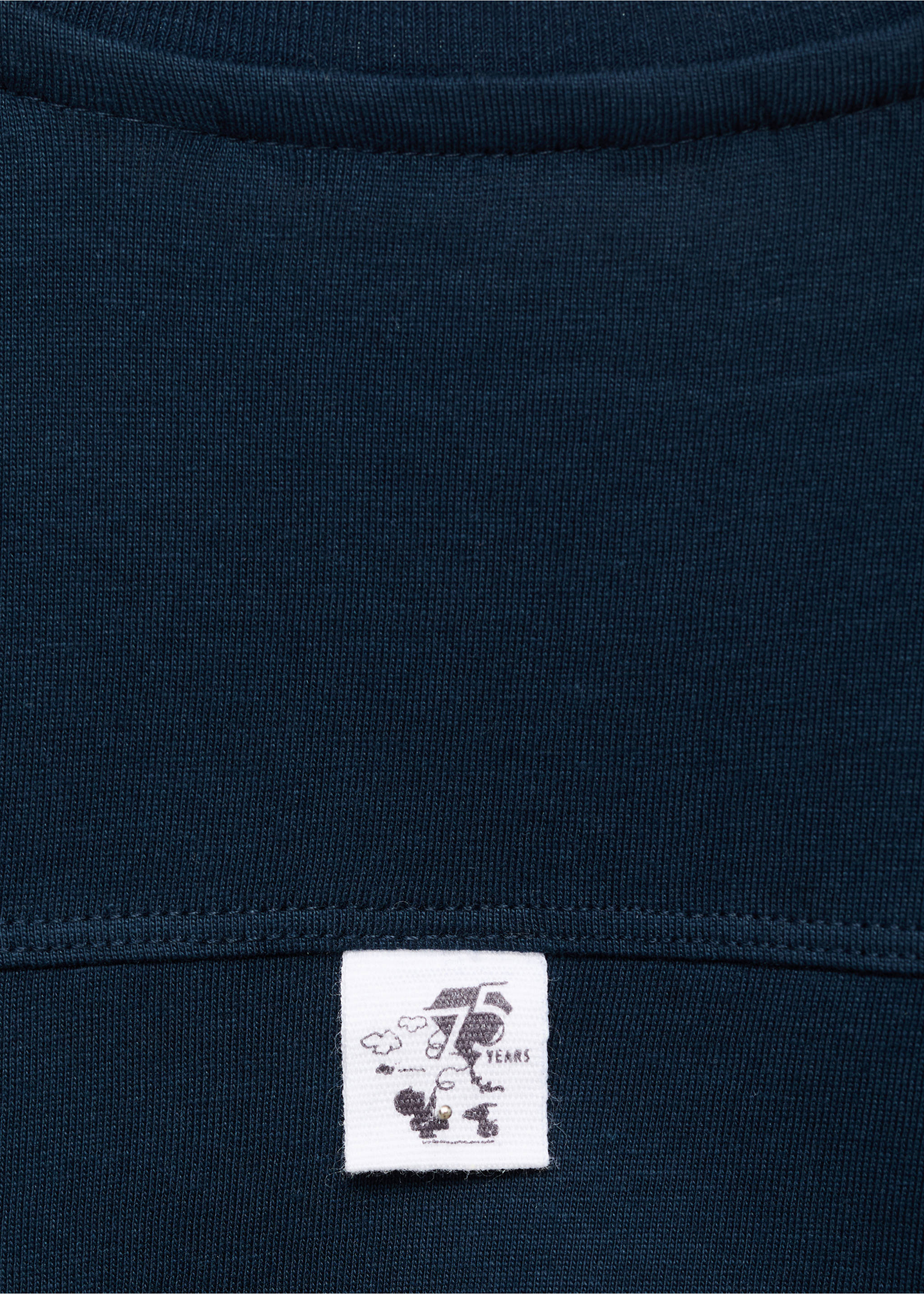 Snoopy printed t-shirt - Details of the article 0, Navy. Ref: 17005160-00.