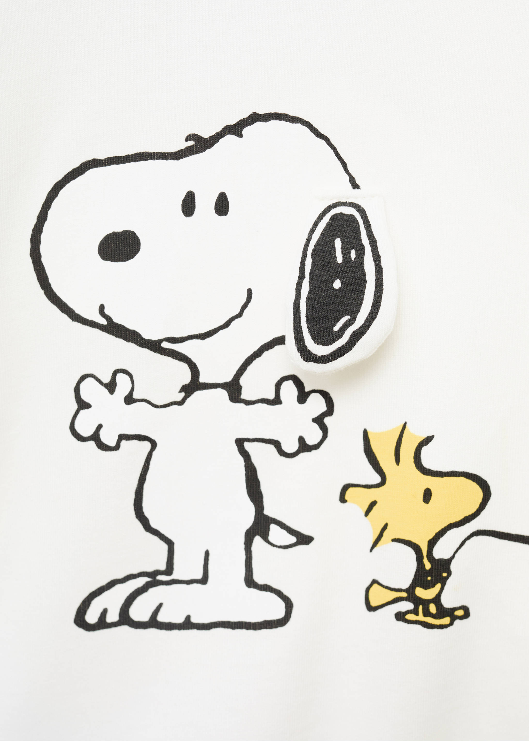Camiseta estampada Snoopy - Detalle del artículo 8, Blanco roto. Ref: 17005162-00.