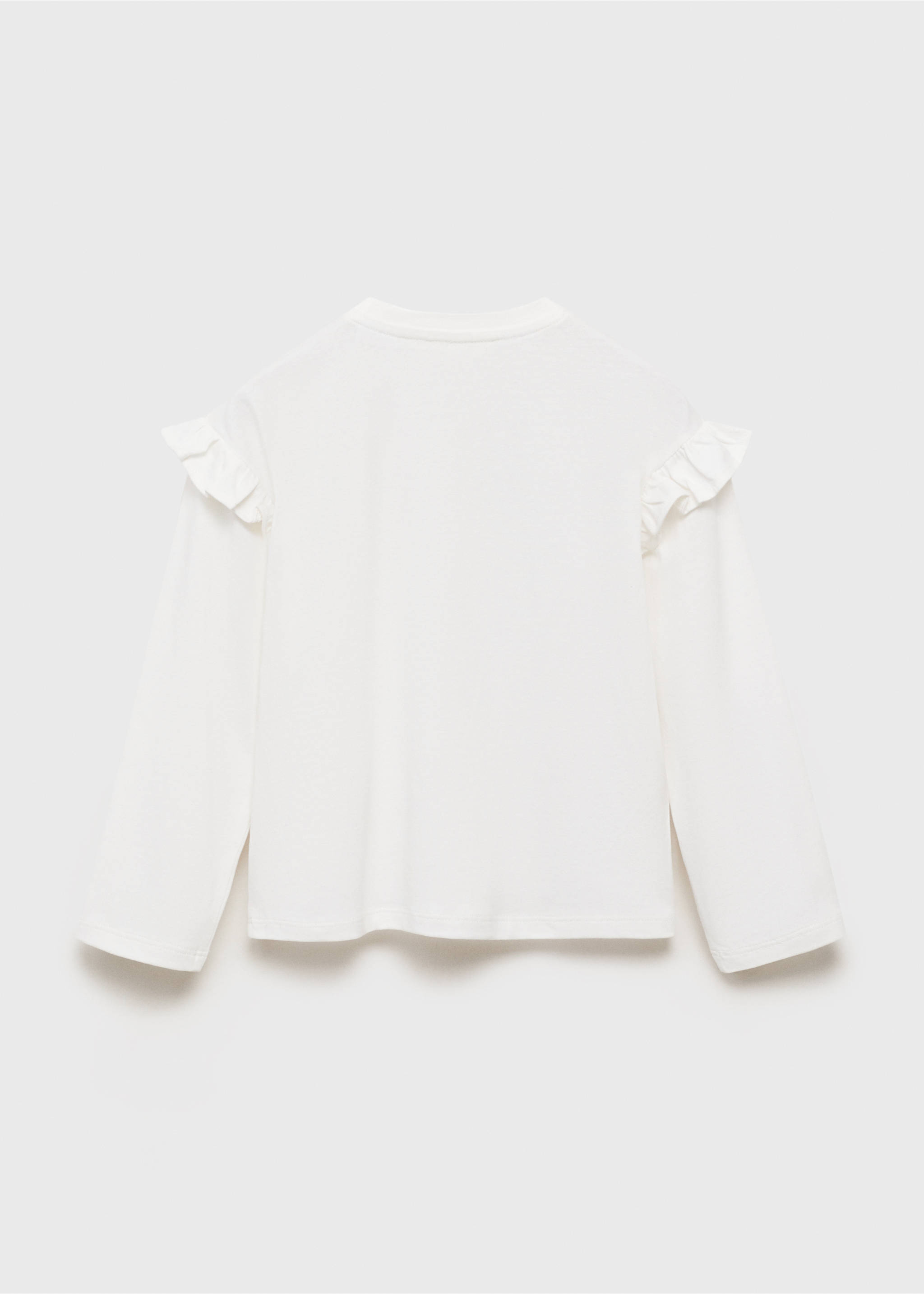T-shirt en coton Snoopy - Verso de l’article, Blanc cassé. Ref: 17005163-00.