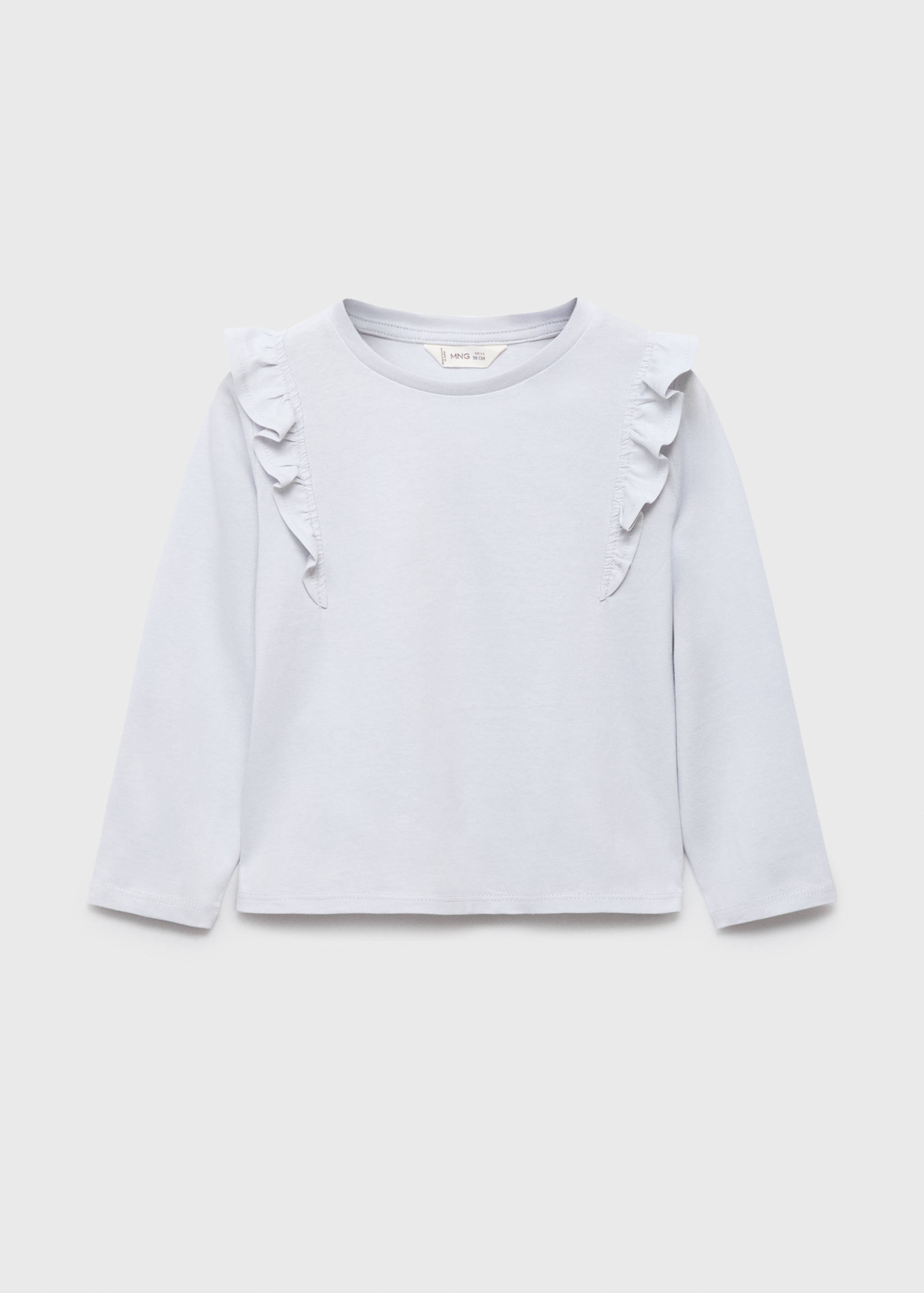 Frills cotton t-shirt - Article without model