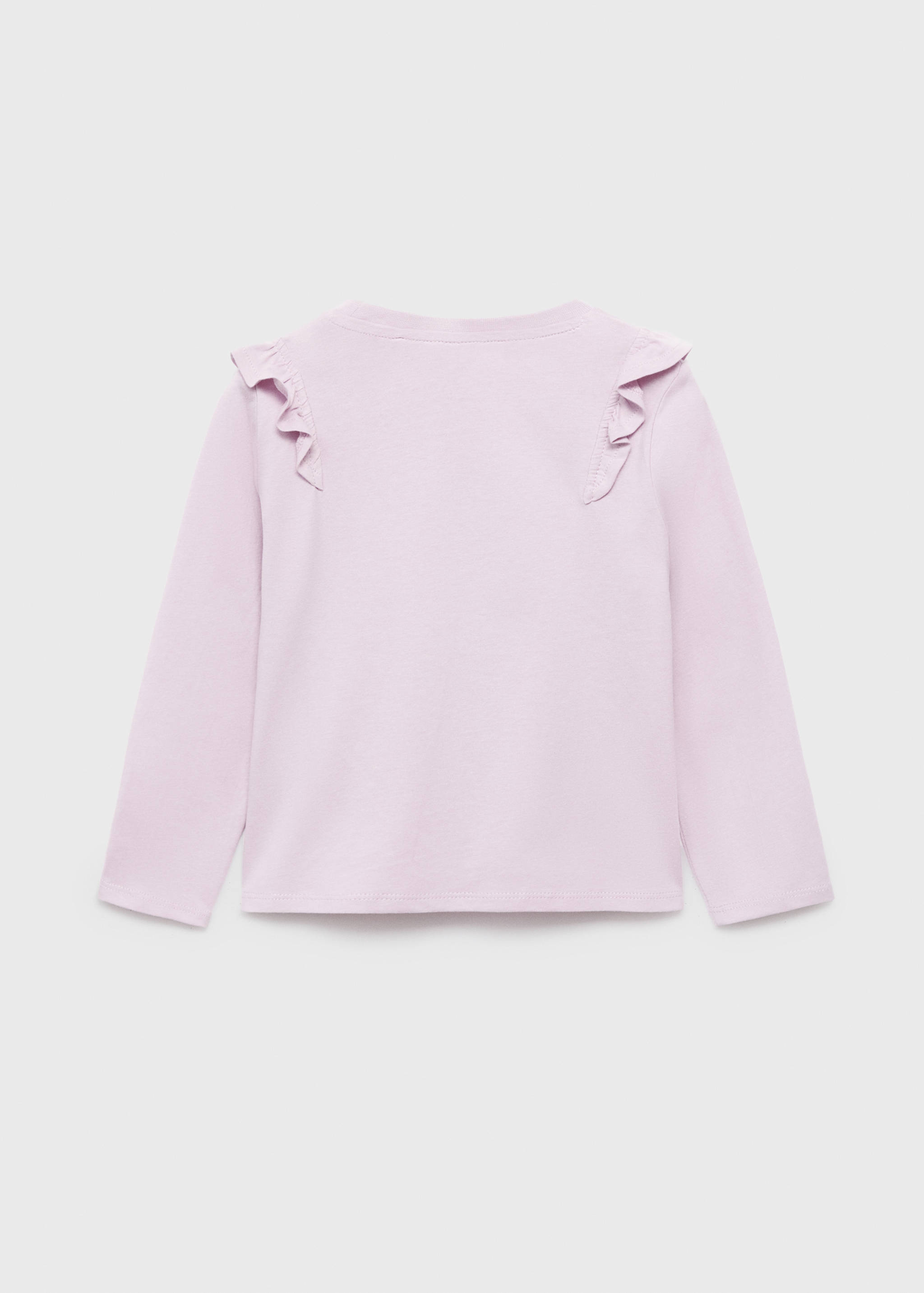 Frills cotton t-shirt - Reverse of the article