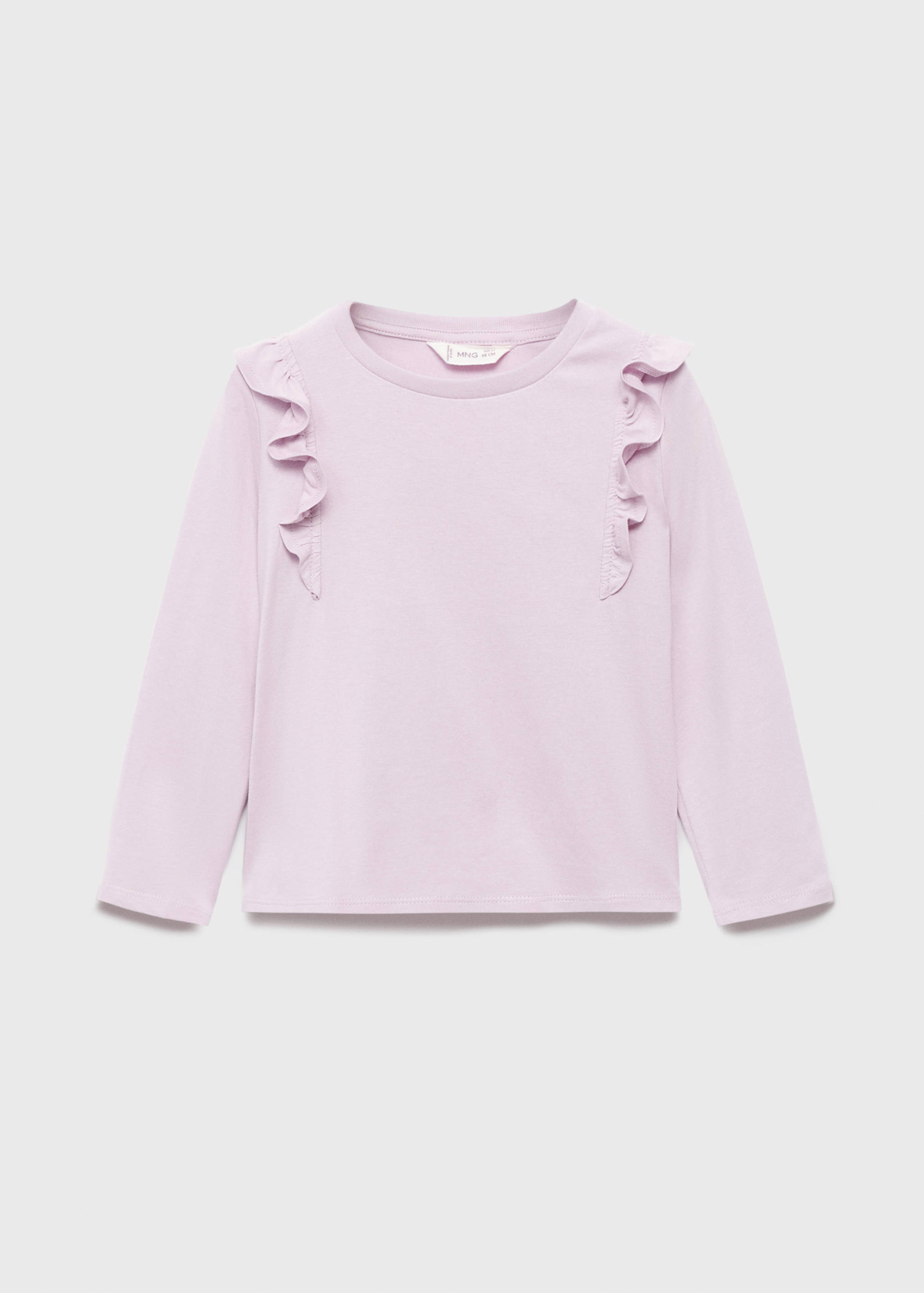 Frills cotton t-shirt - Article without model