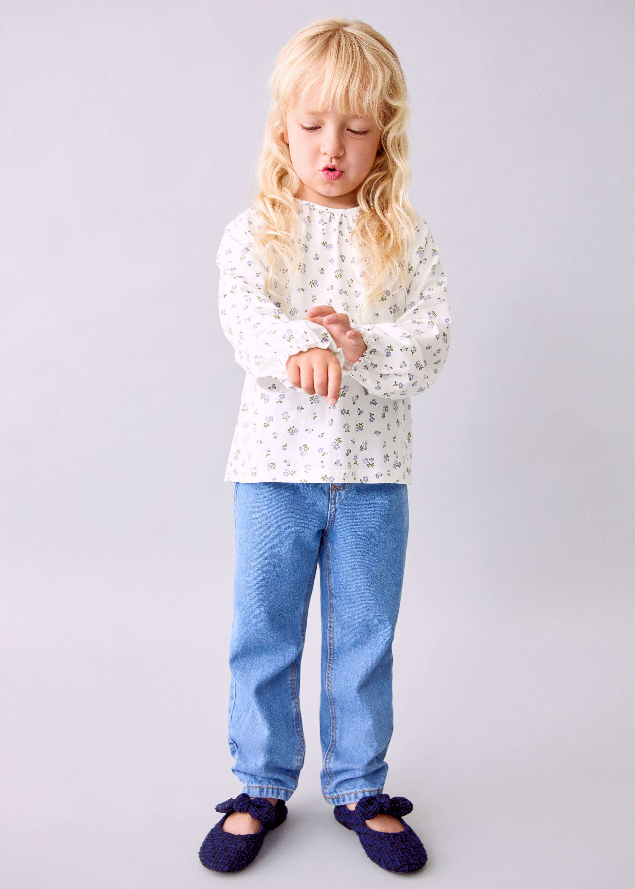 Floral cotton t-shirt - General plane