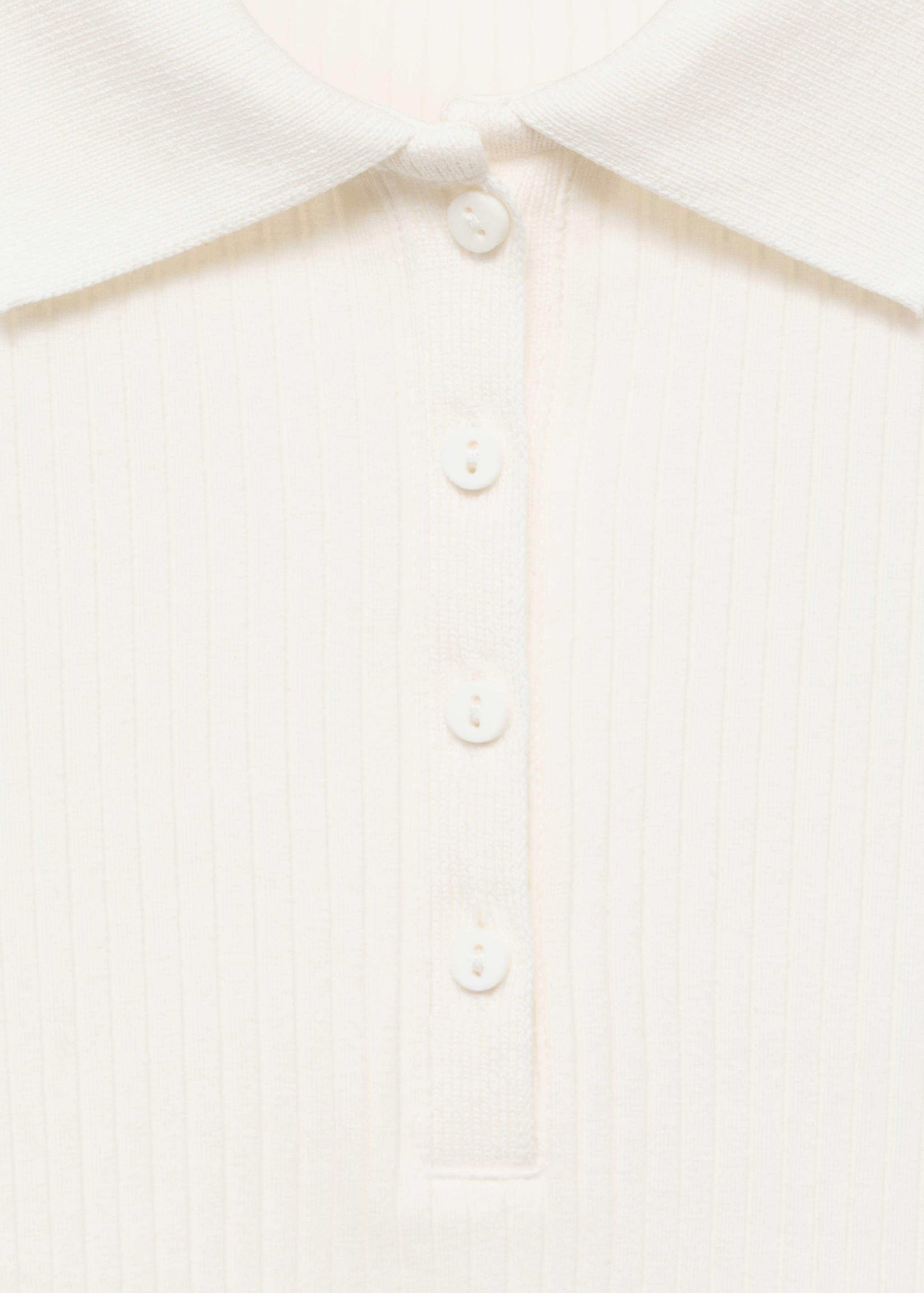 Ribbed polo t-shirt - Details of the article 8