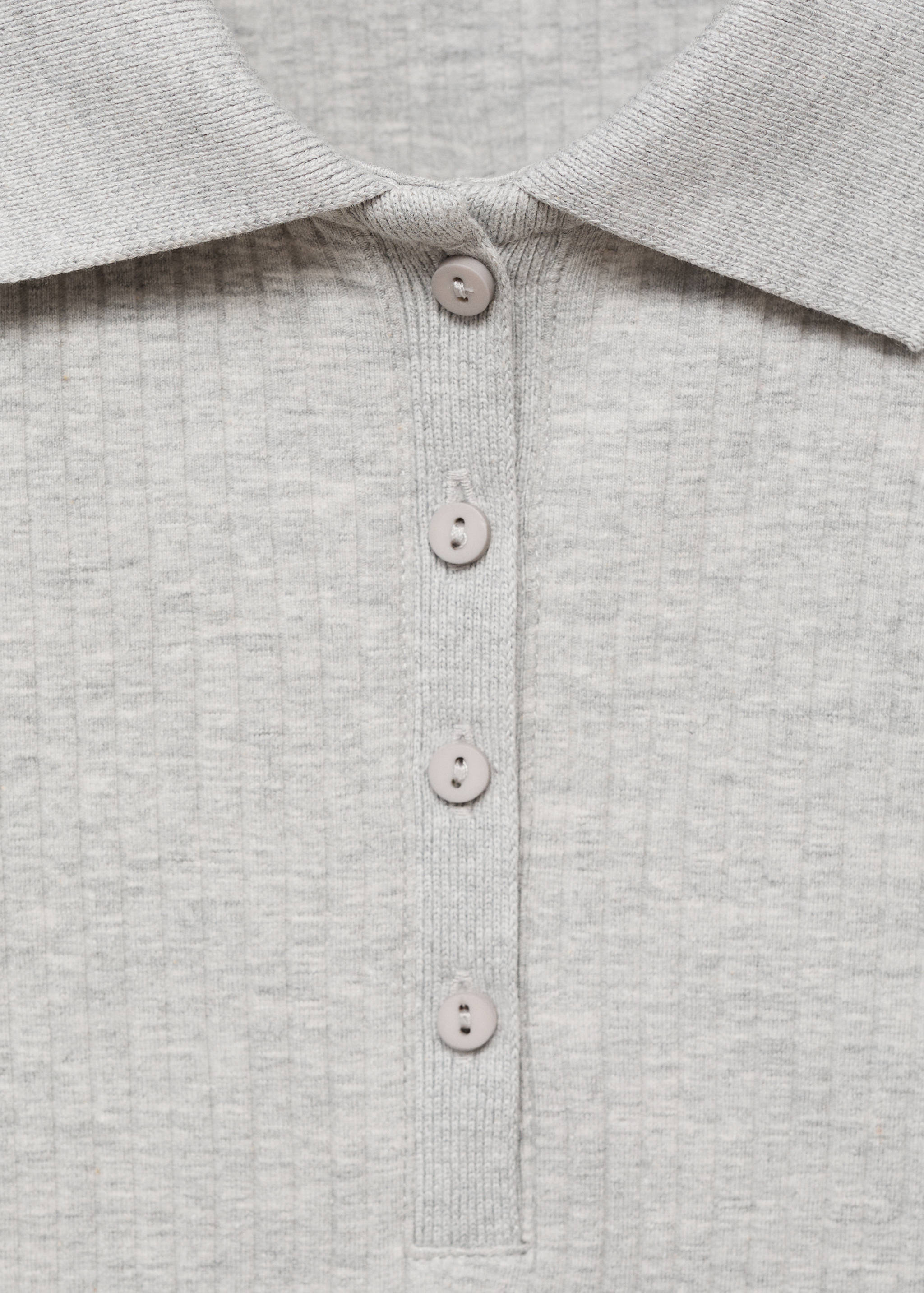 Ribbed polo t-shirt - Details of the article 8