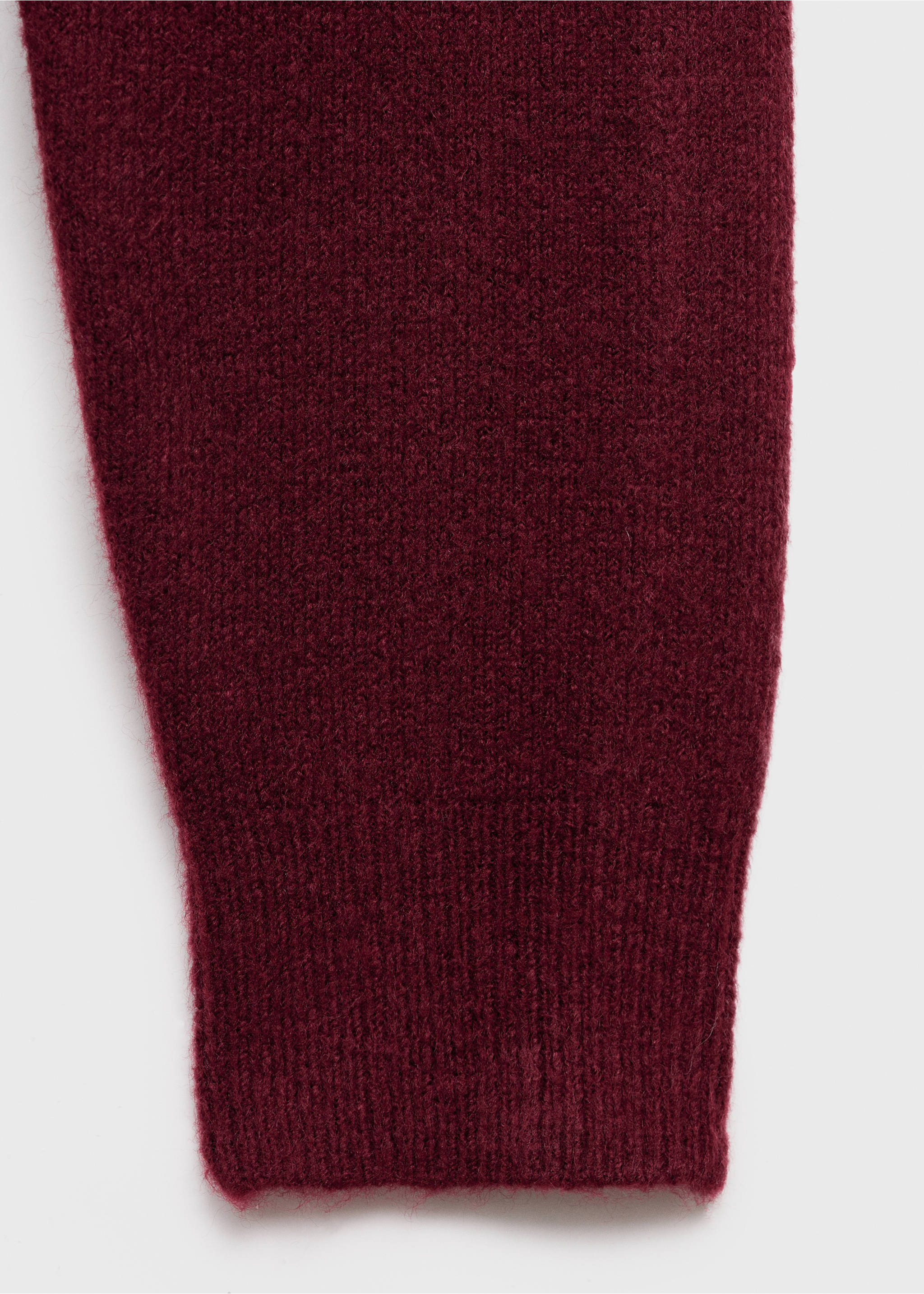 Strickpullover mit Sternmotiv - Detail des Artikels 0, Bordeaux. Ref: 17005801-00.