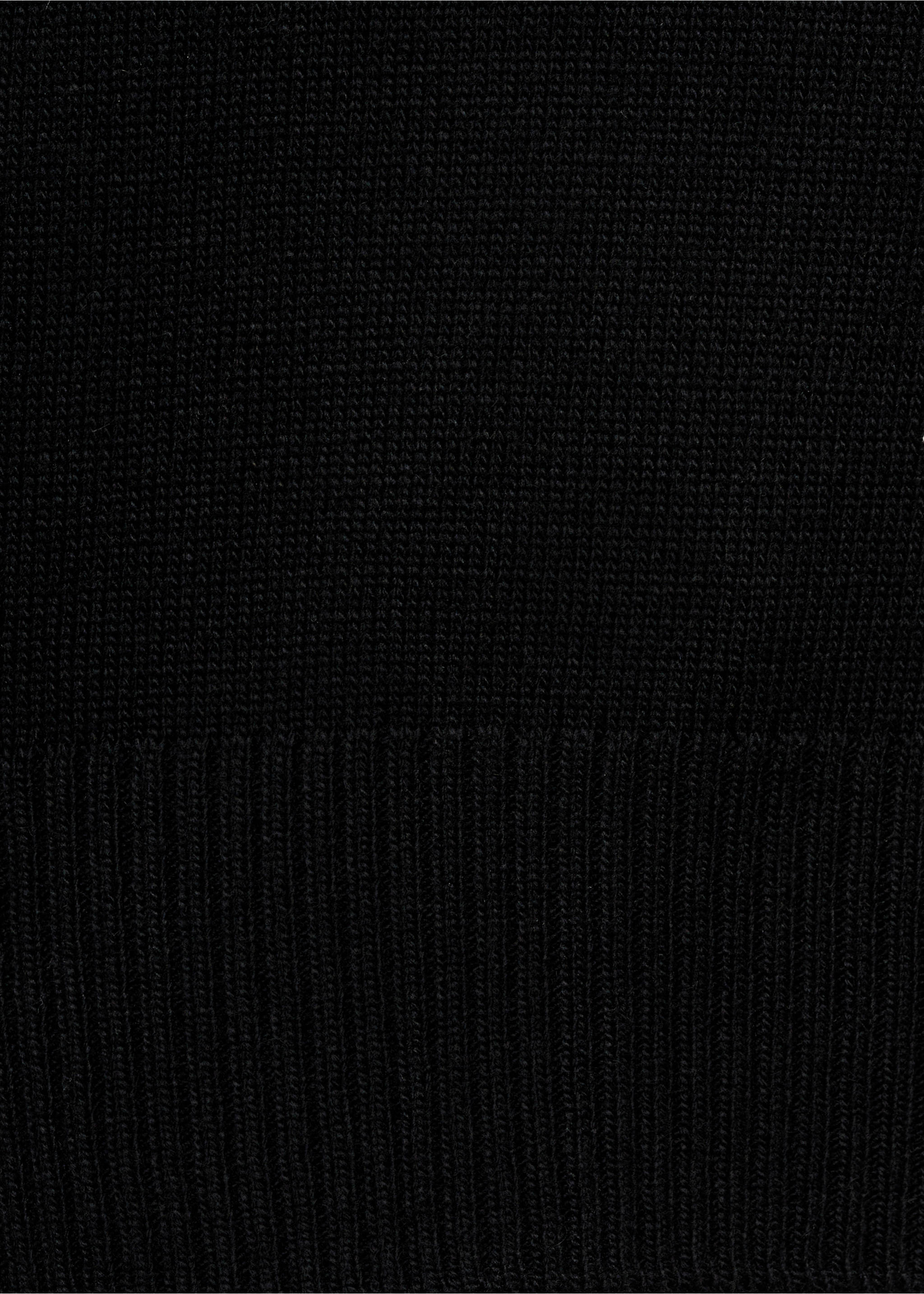 Knitted polo-neck sweater - Details of the article 8, Black. Ref: 17005803-00.