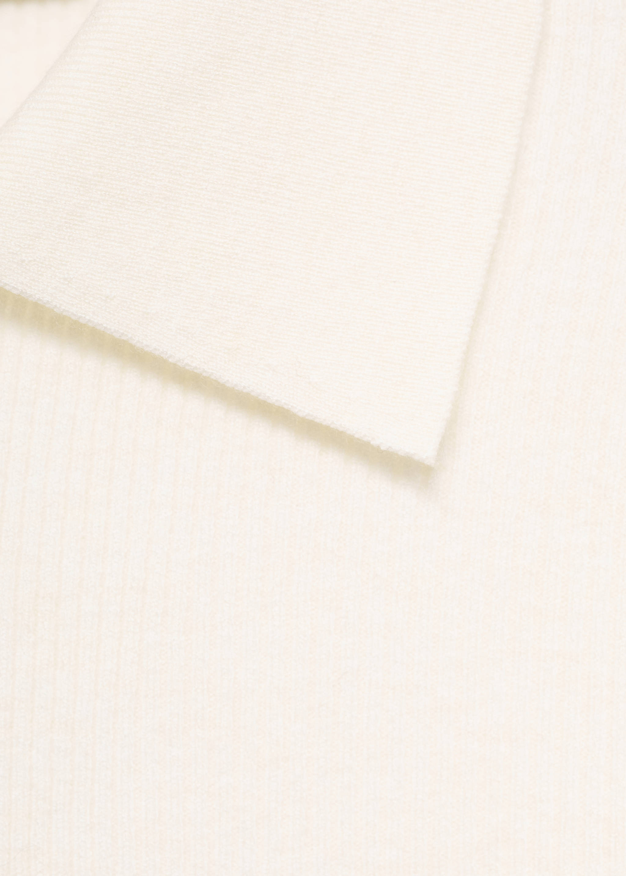 Polo-neck ribbed sweater - Details of the article 8
