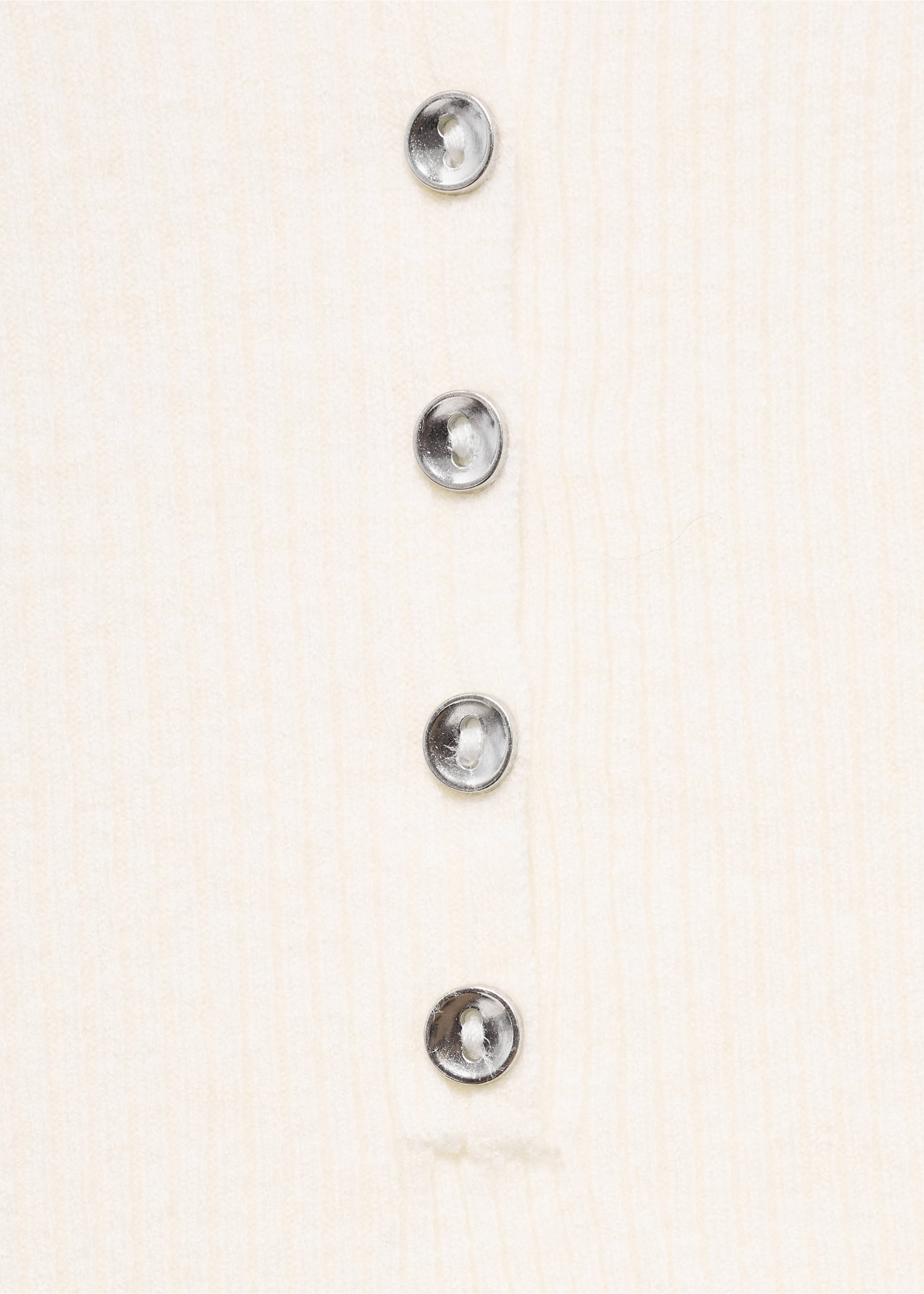 Jersey canalé cuello polo - Detalle del artículo 0, Crudo. Ref: 17005822-00.