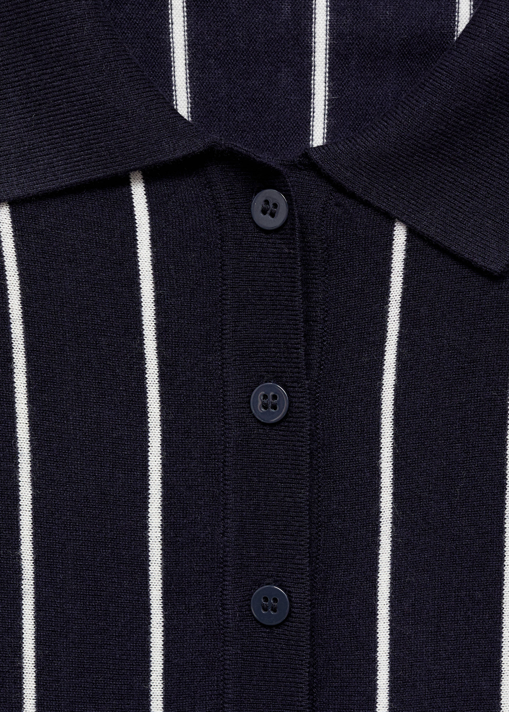 Pull-over rayures col polo - Détail de l'article 8