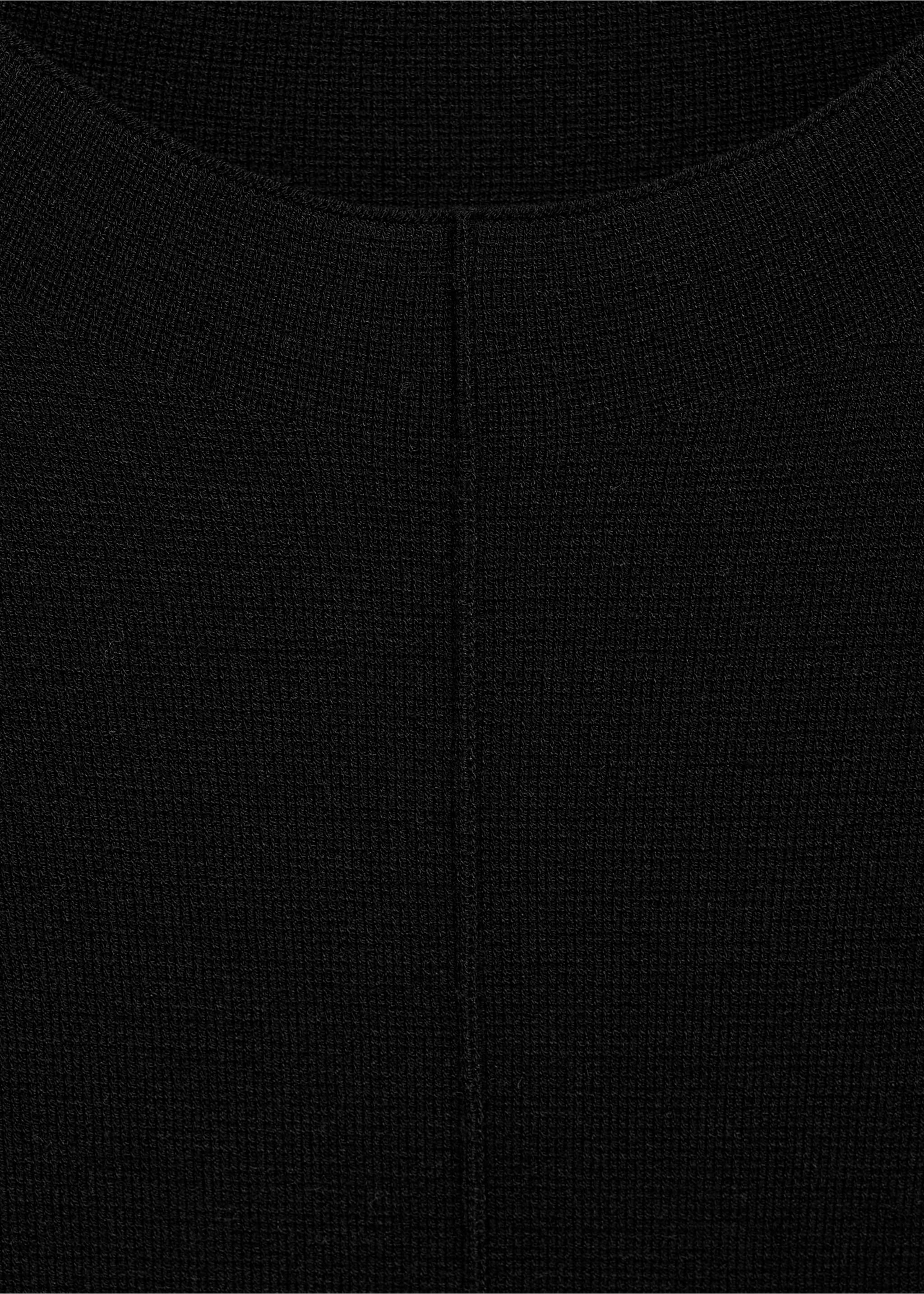 Uski pulover od finog pletiva - Detalji artikla 8, Crna. Ref: 17005829-00.