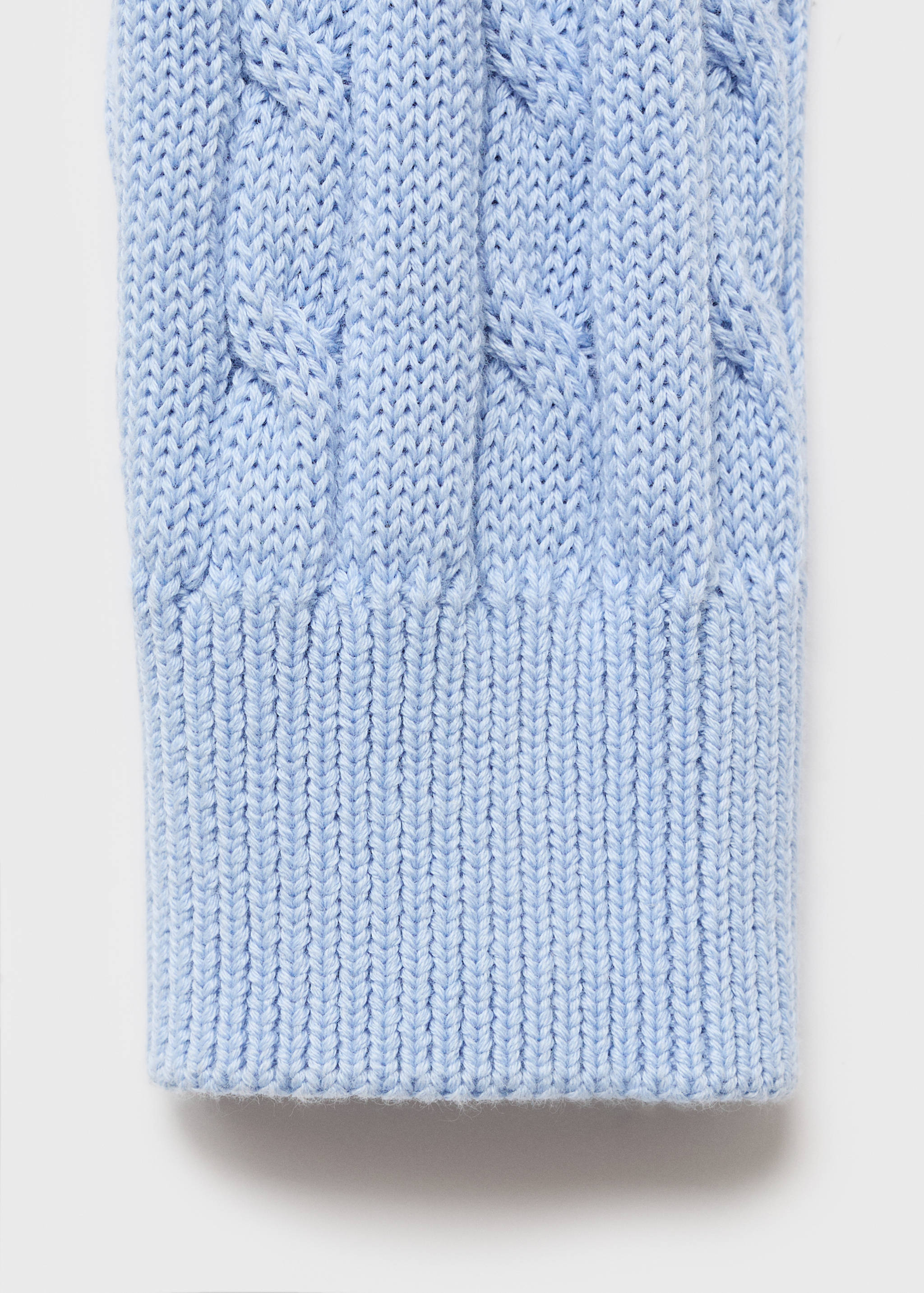 Braided knitted sweater - Details of the article 0