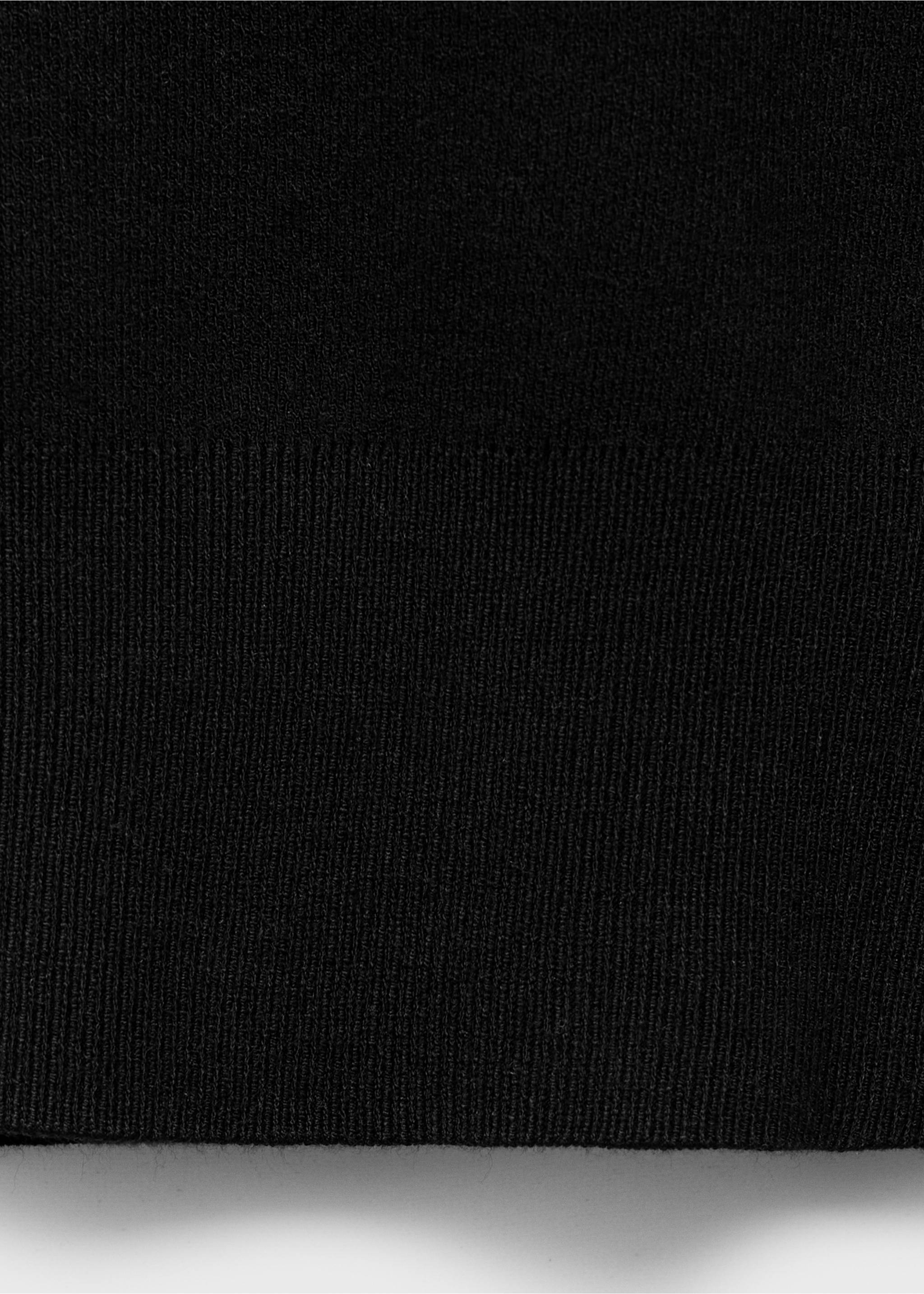 Pulover od finog pletiva s V izrezom - Detalji artikla 0, Crna. Ref: 17005833-00.