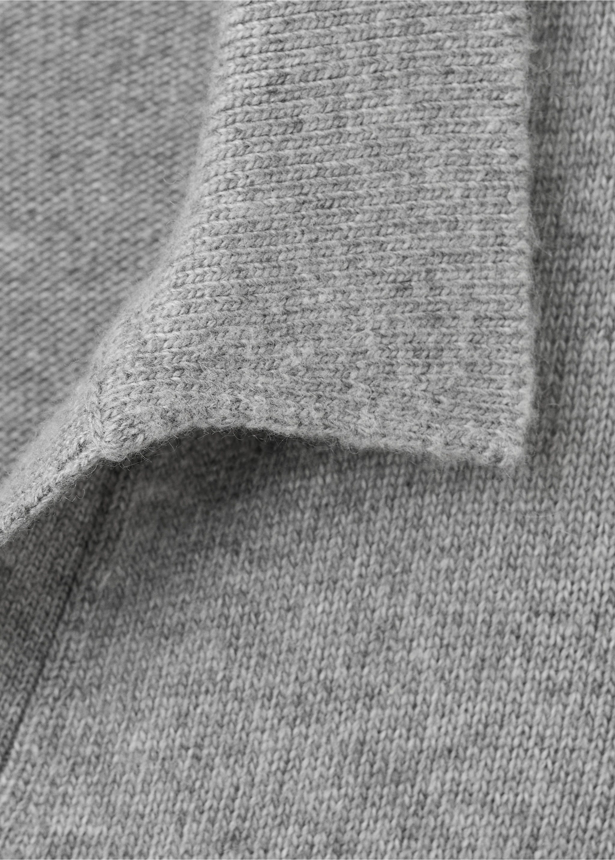 Jersei punt coll polo - Detall de l'article 0, Gris clar vigoré. Ref: 17005856-00.