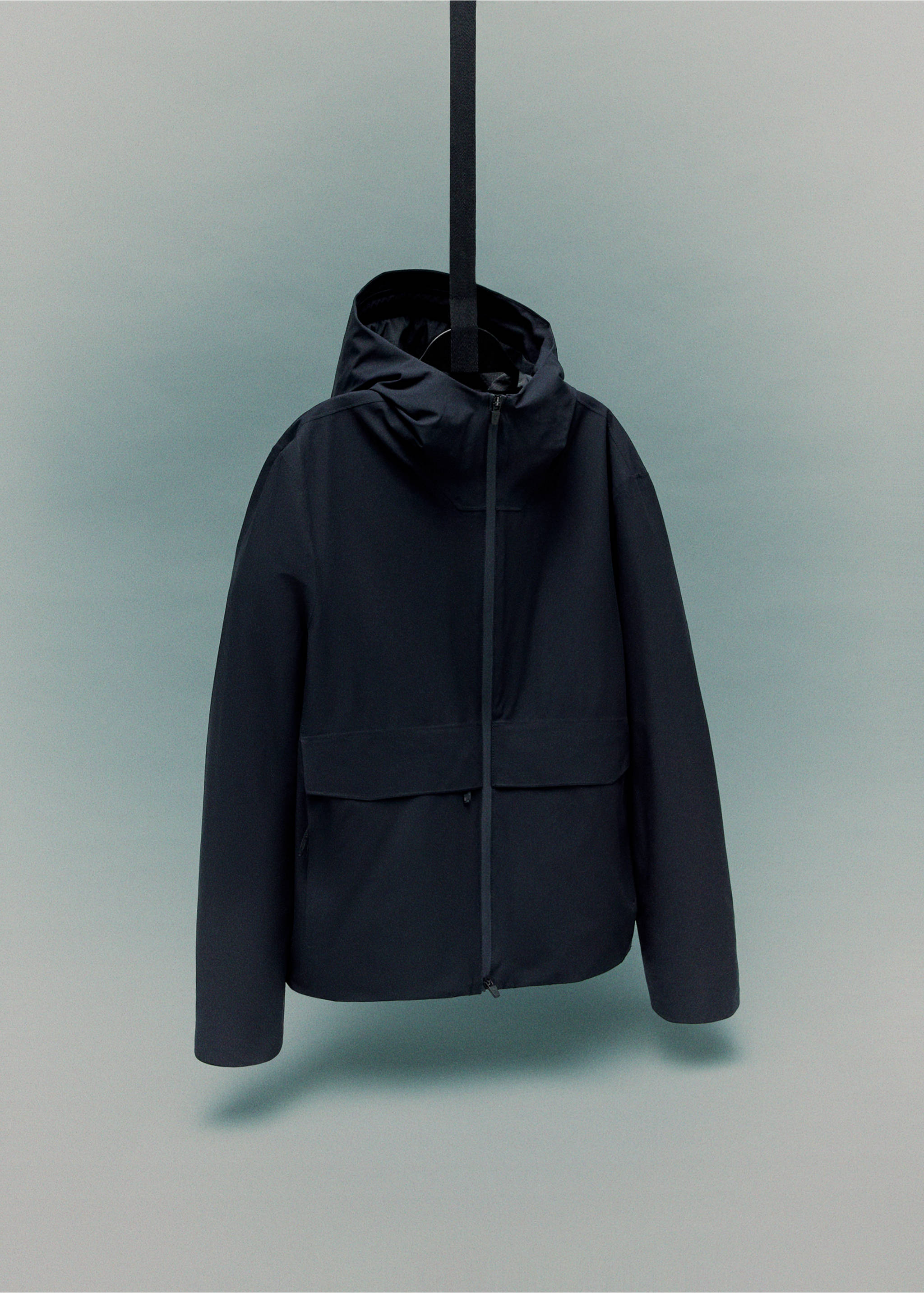 Veste à capuche résistante à l’eau - Détail de l'article 9, Bleu marine. Ref: 17005971-00.